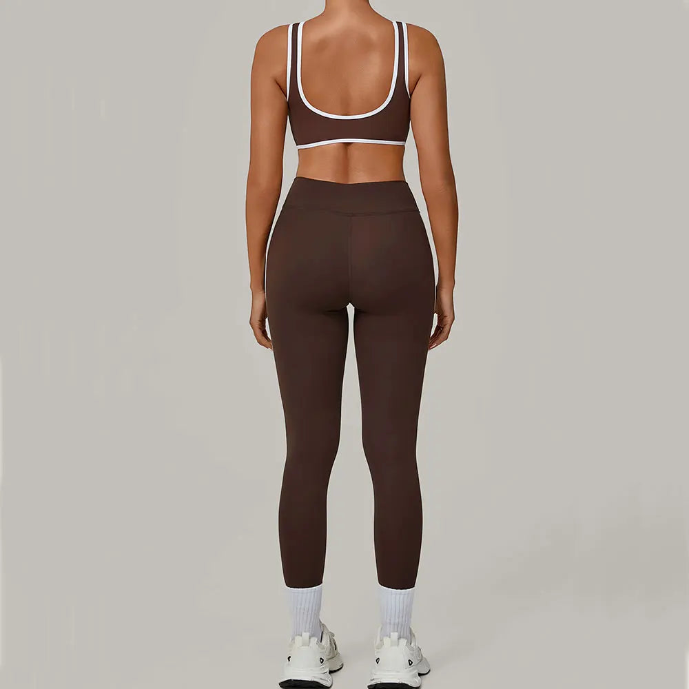Sportswear Women Tracksuits Yoga Set 2 Pieces Gym Clothes Sports Suits Push Up Yoga Suits Fitness Set Sports Bra Gym Leggings