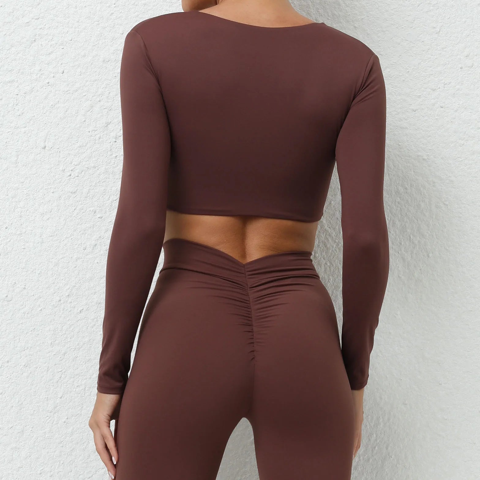 Women's Shirt Crop Top Fitness Shirts Gym Running Workout Long Sleeve T-shirt Sexy Sports Top Woman Yoga Tops Push Up Activewear