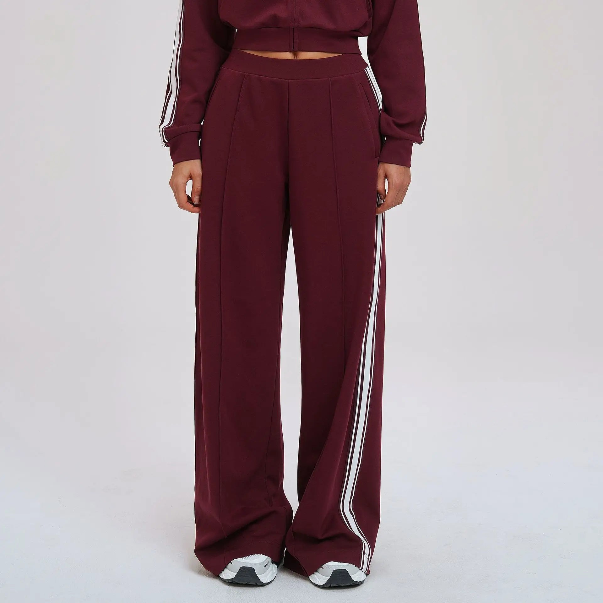 Color Blocking Sports Sweatpants Loose And Comfortable Casual Pocket Pants Outdoor Cycling And Mountaineering Sports Sweatpants