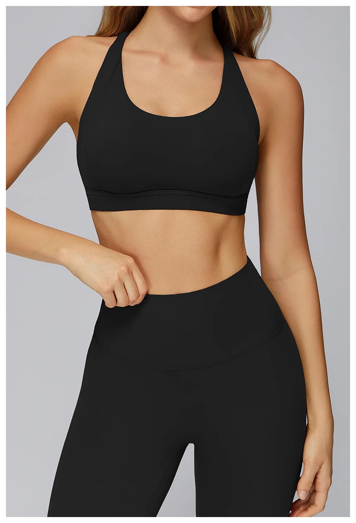2PCS Yoga Suit Women Tracksuit Sports Bra High Waist Leggings Shorts Outfit Gym Set Fitness Workout Clothes Running Sportswear