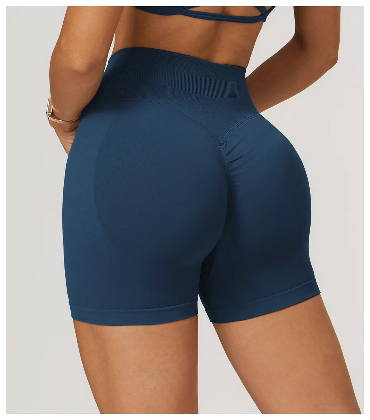 Seamless Shorts for Women Yoga Shorts Summer Push Up Booty Workout Gym Shorts Fitness High Waist Sports Short Women Clothing