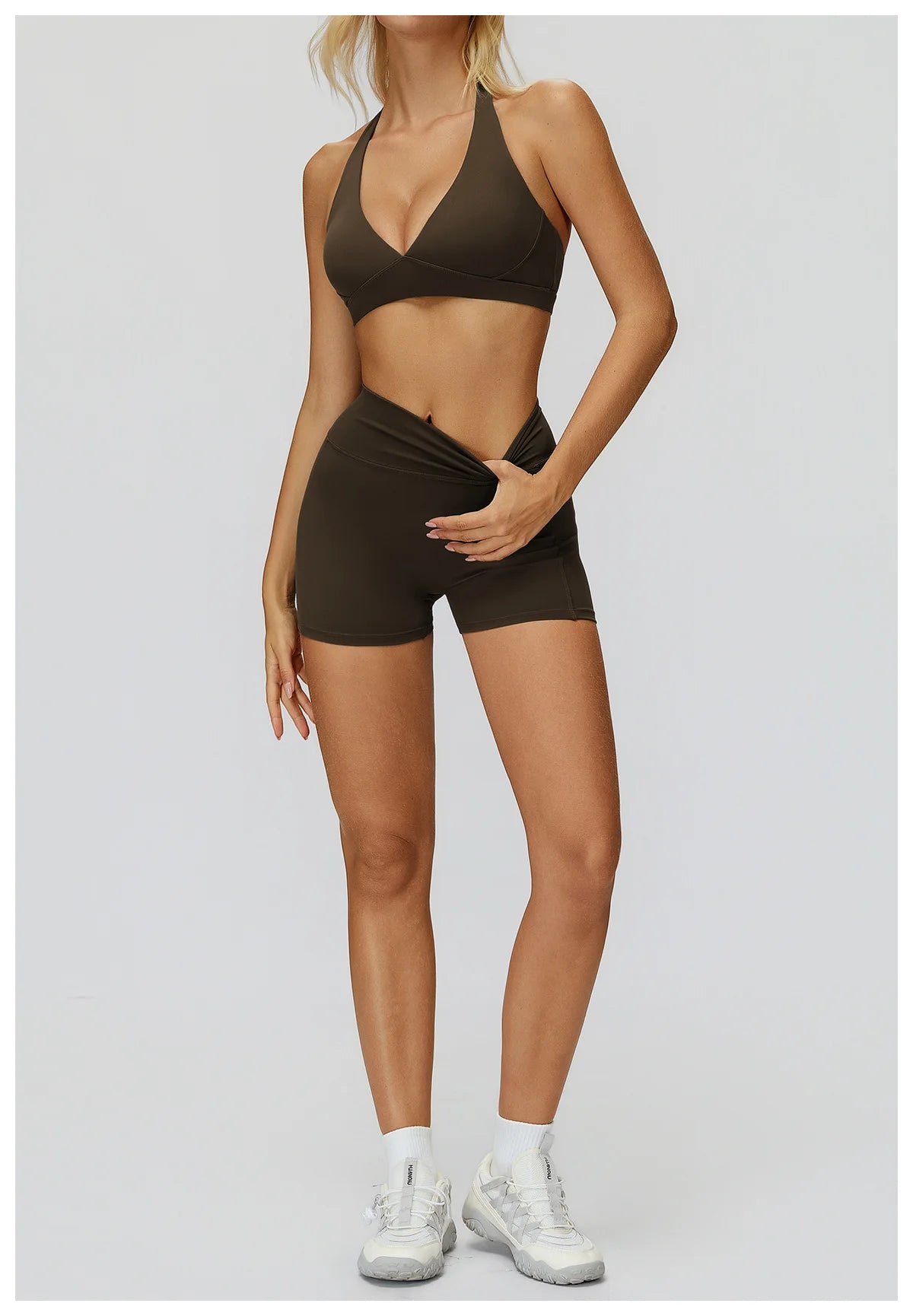 Shorts Women Seamless Yoga Shorts Scrunch Bum Gym Shorts Workout Low Waist Short Leggings Booty Stretch Running Impact Shorts