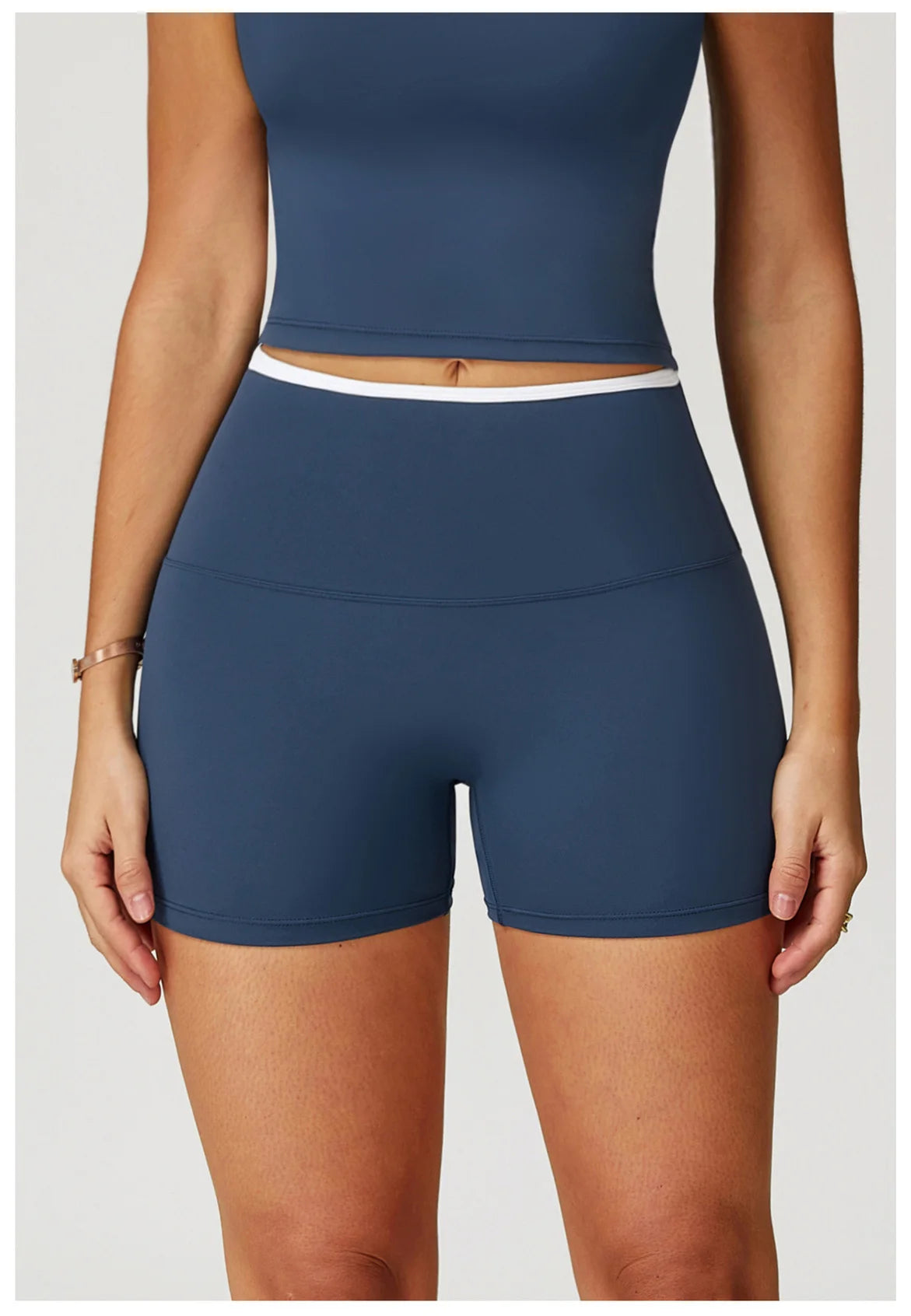 Women Yoga Shorts High Waist Workout Shorts Fitness Impact Shorts Yoga Lift Butt Fitness Ladies Cycling Gym Running Short Pants