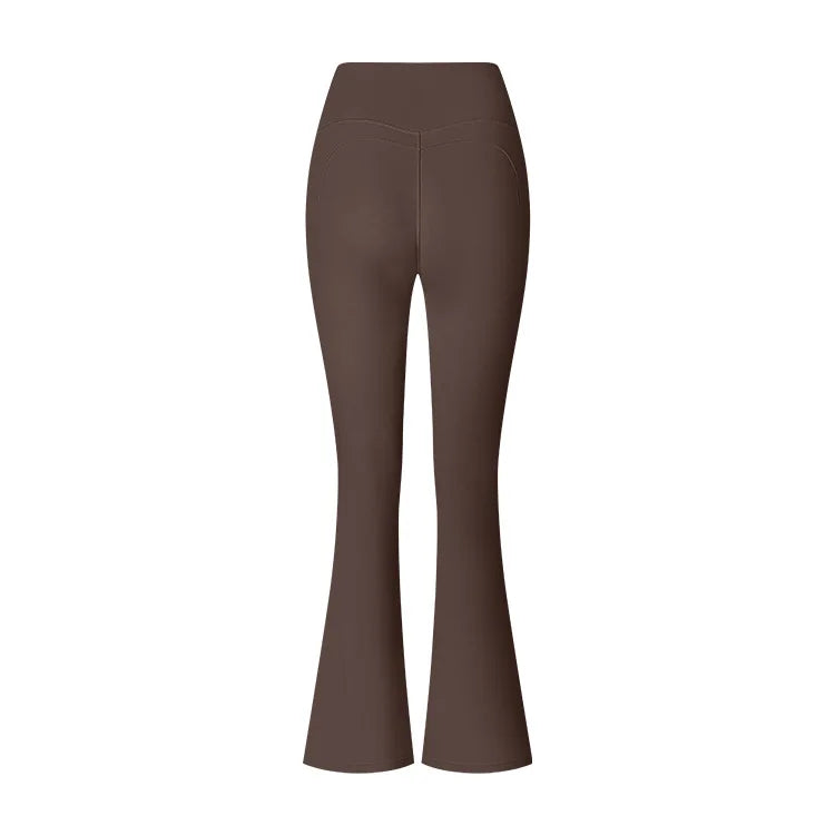 Women's High Waist Flared Leggings Gym Fitness Yoga Pants Workout Runing Sport Leggings Control Tummy Yoga Wide Leg Pants