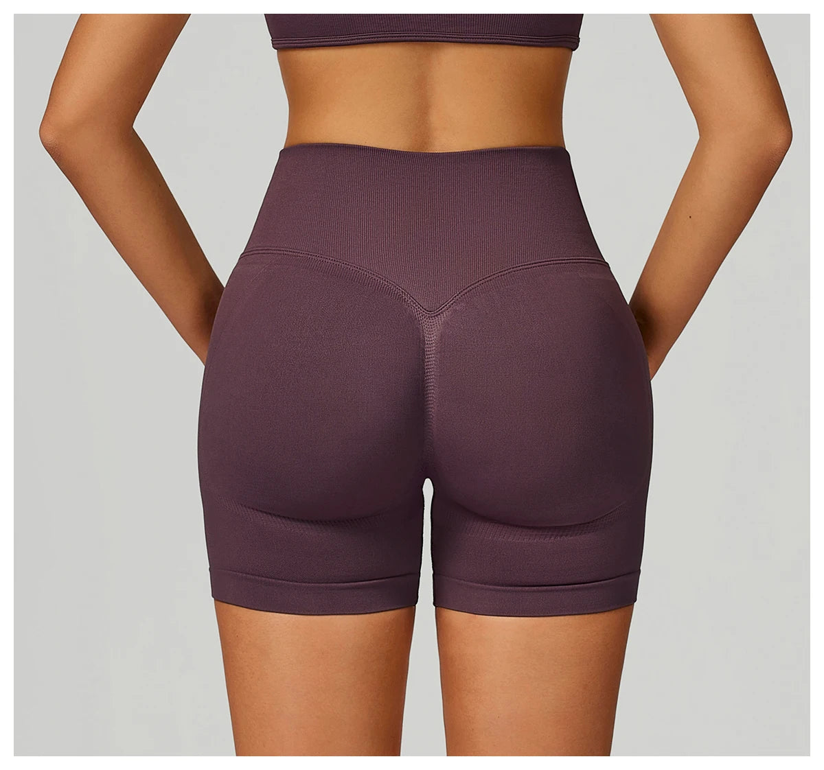 Seamless Women Sports Short Yoga Legging Shorts Squat Proof High Waist Fitness Tight Shorts Cycling Impact Workout Gym Shorts