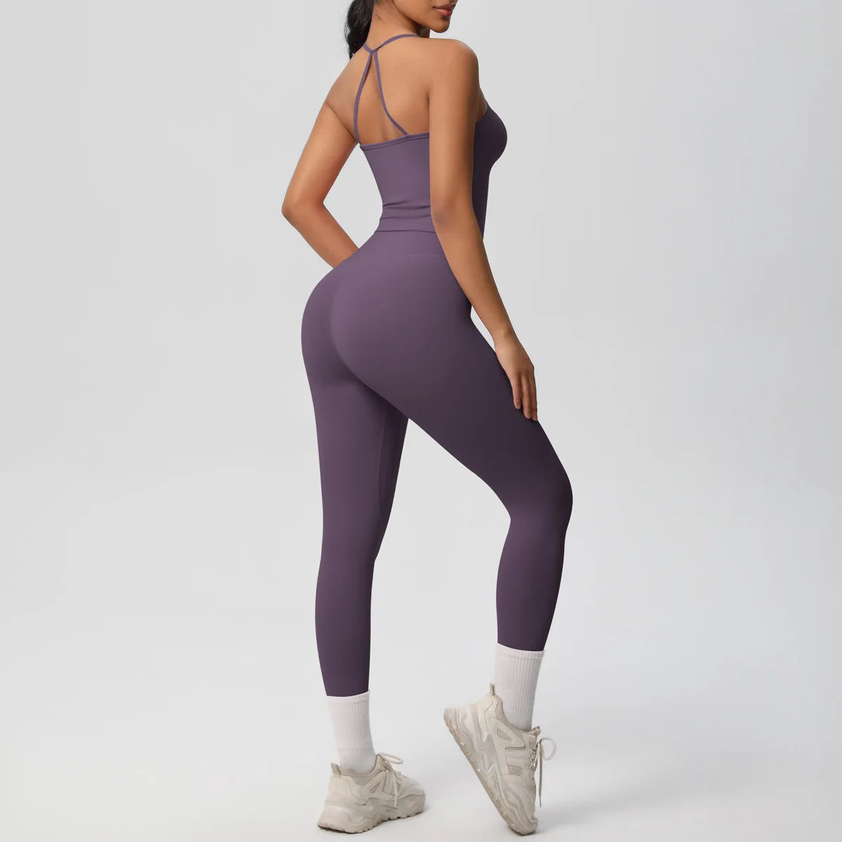 Yoga Outfits Women Tracksuit Fitness Suit Training Sleeveless Sport Gym Set Workout Overalls Sports Underwear Sportswear