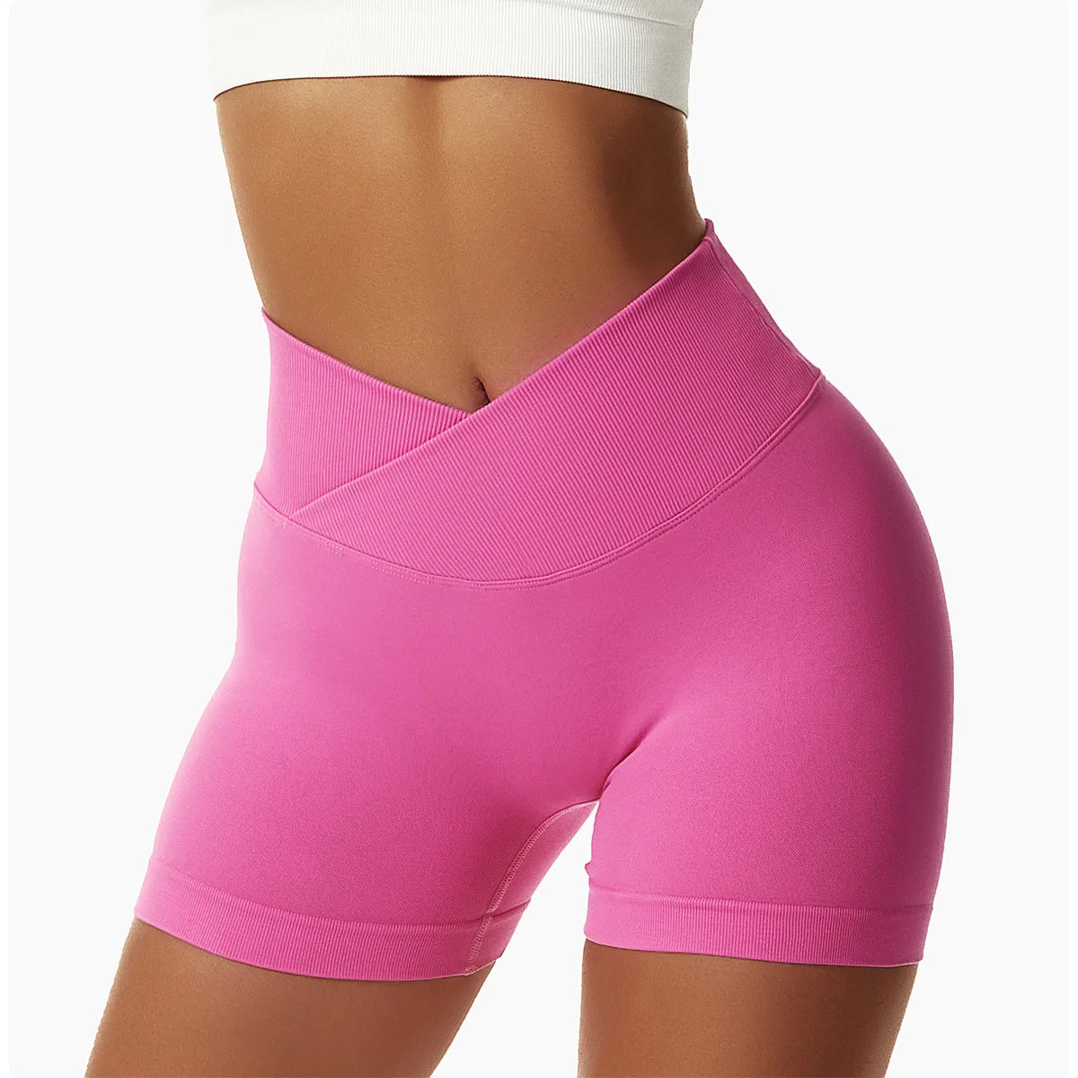 Summer Seamless Yoga Shorts High Waist Elasticity Sports Leggings Women Breathable Cycling Shorts Buttock Lift Gym Shorts Women