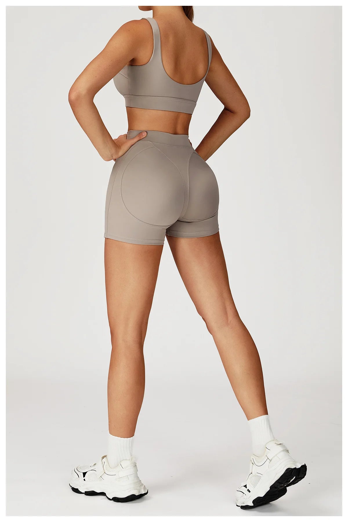 2PCS Yoga Set Gym Clothes Sportswear Yoga Suits For Women Outfits Fitness Set Tracksuits Sports Bra Gym Long Sleeved Leggings