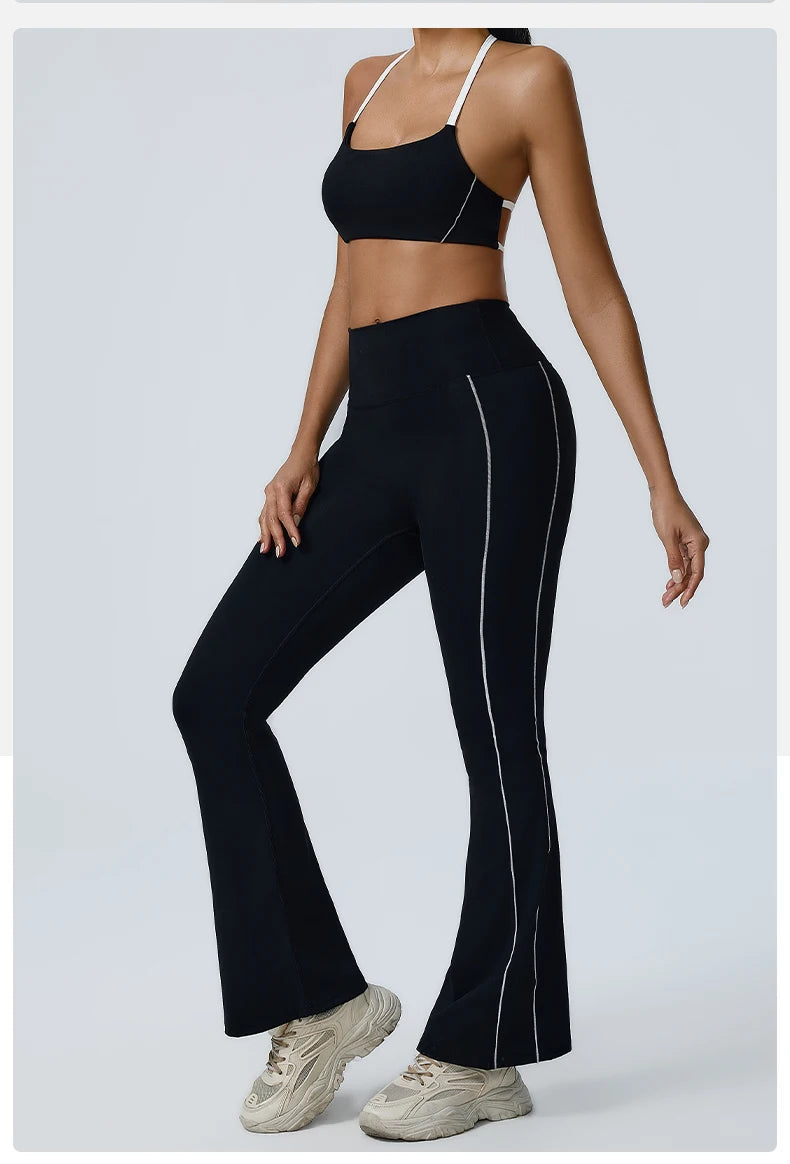 Workout Clothes Women's Tracksuit 2PCS Yoga Set Sportswear Gym Clothing High Waist Leggings Sportswear Fitness Sports Bra