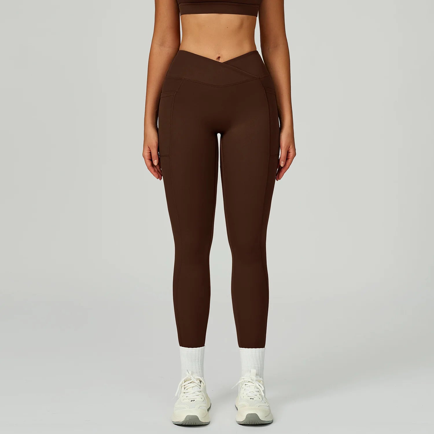 Cross Waist Head Gym Leggings Women Yoga Pants Sexy High Waist Booty Lifting Leggings Pants Women Sports Clothing Fitness Wear