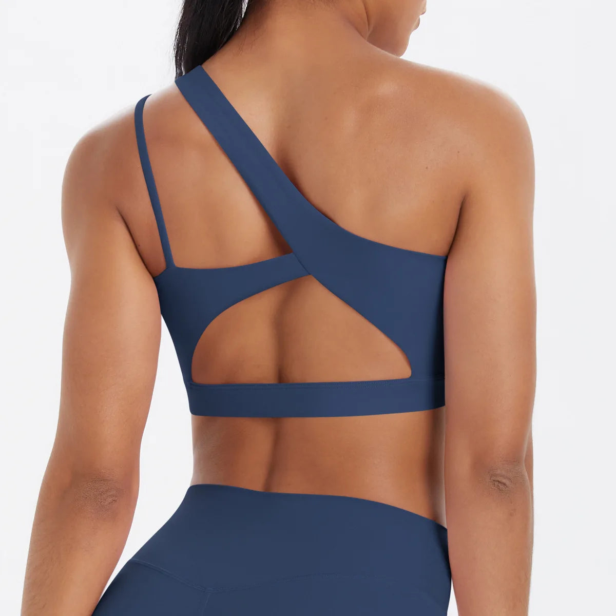 Sports Bra Women Push Up Fitness Bras One Shoulder Underwear Shockproof Yoga Bra Workout Bra Yoga Running Bra Sexy Vest