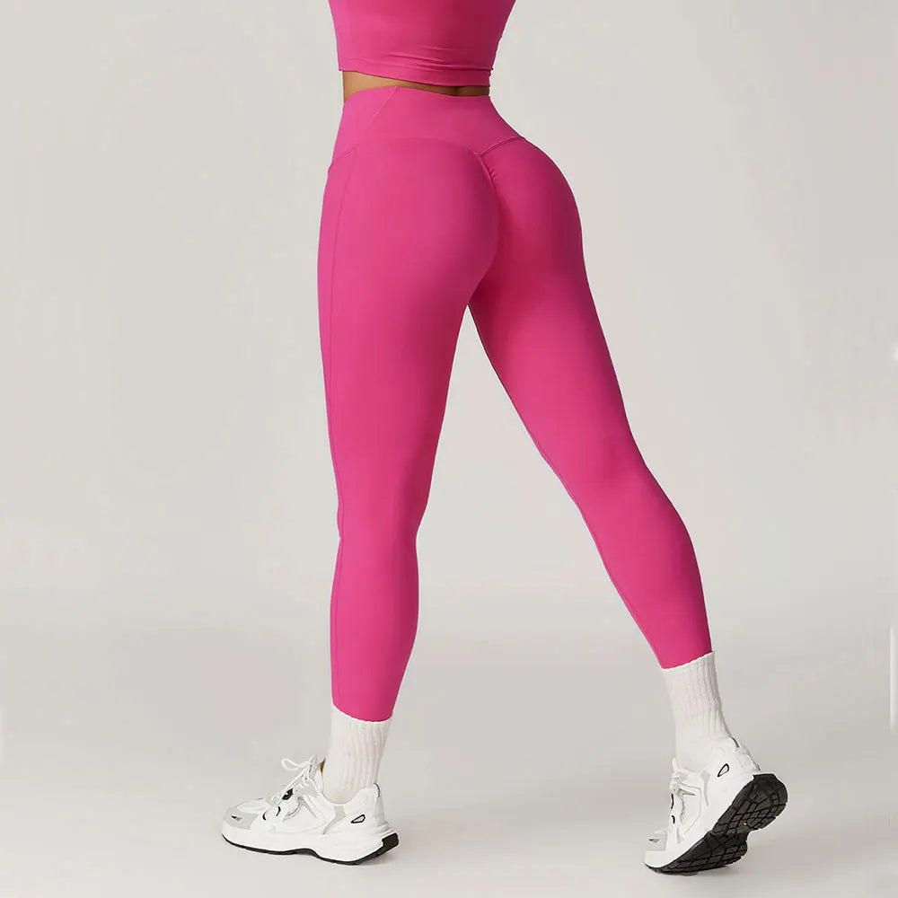 Yoga Pants Leggings Hips Lifting Gym Leggings Sport Pants Women High Waist Fitness Leggings Bubble Butt Workout Running Tights