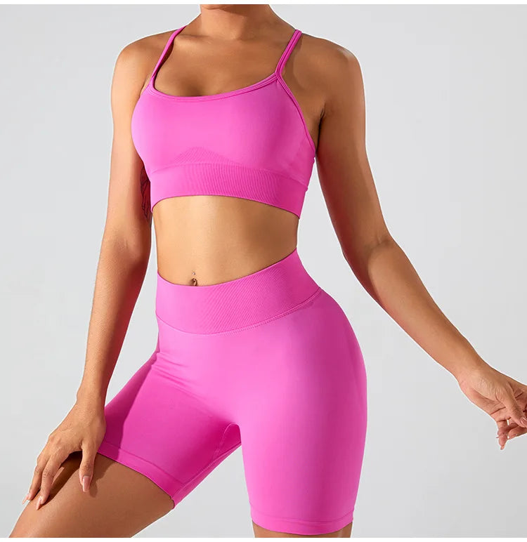 Women Sexy Cross Sports Bra Yoga Gym Top Women Workout Running Yoga Bra Stretch Women Sports Underwear Fitness Workout Tank Top