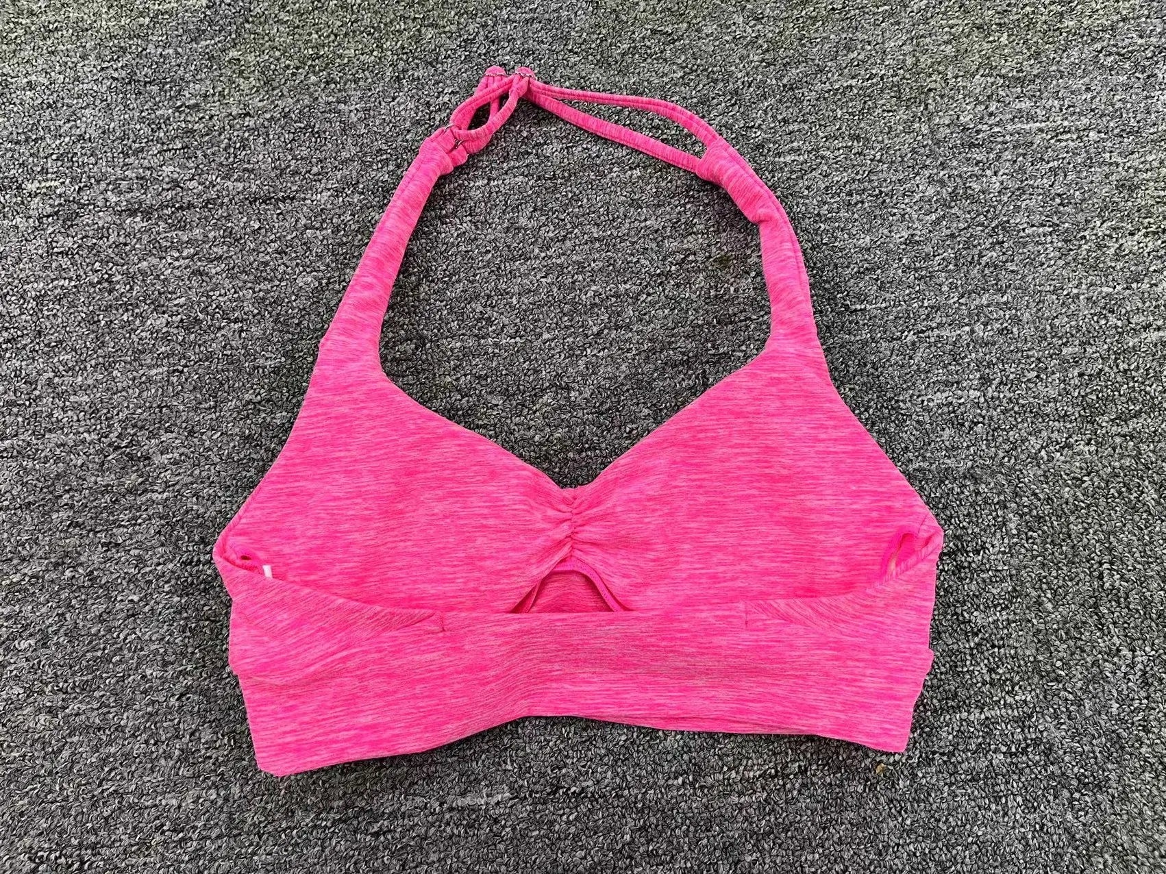 Sports Underwear Women Sports Bra Hanging Neck Yoga Bra Gym Top Women Training Running Yoga Bra Fitness Workout Tank Top