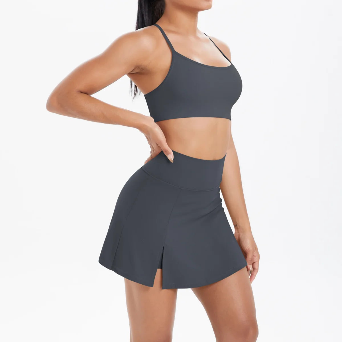 Yoga Outfits Women Tracksuit Sport Bras Shorts Workout Set Women Yoga Clothes Fitness Yoga Short Skirt Gym Set Yoga Sets