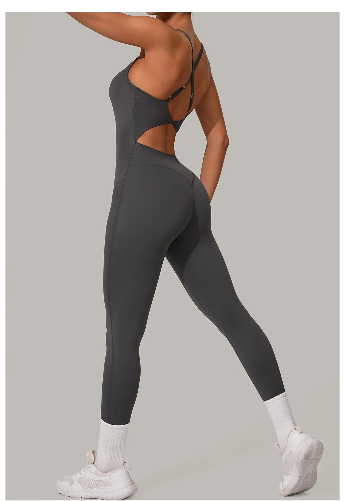 Yoga Set Women Tracksuit Sexy Backless One-piece Suit Female Rompers Quick Dry Yoga Clothing Workout Bodysuits Sports Jumpsuit