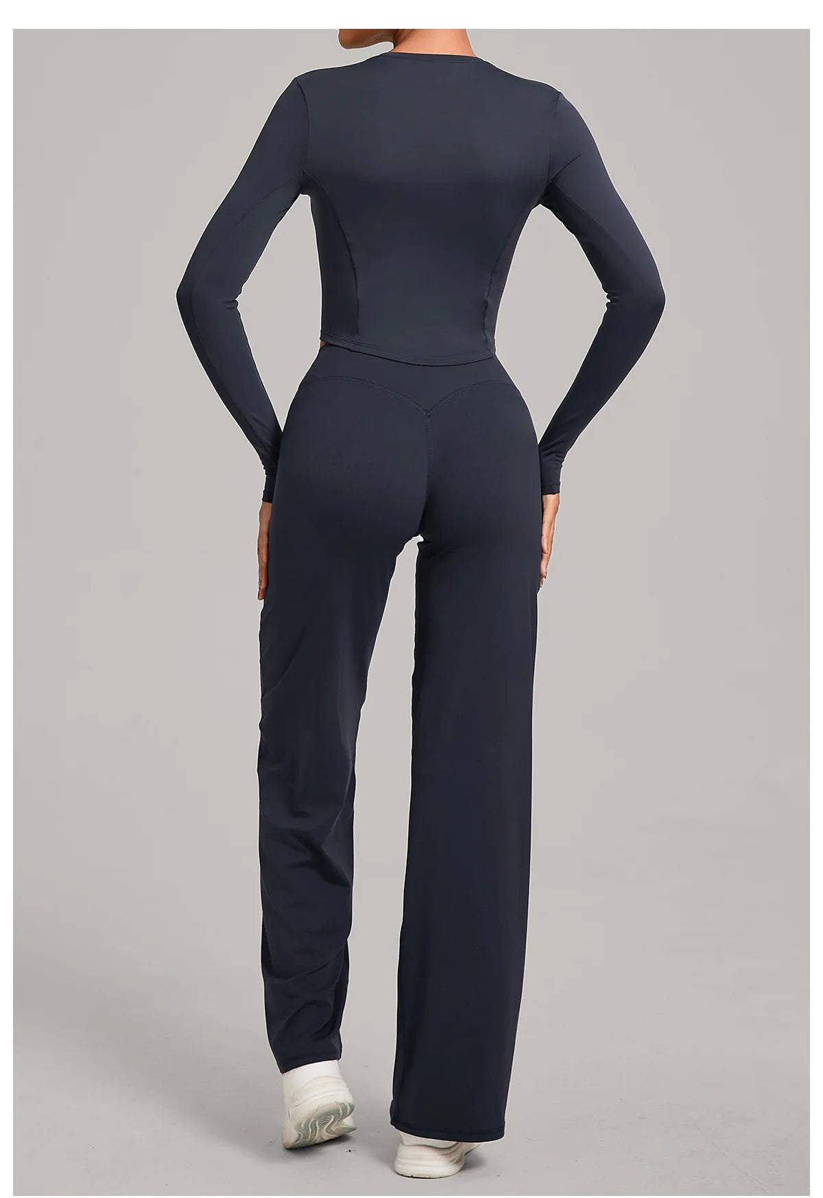 Gym Outfits 2PCS Yoga Suit Sports Set Women Sportswear Quick-Drying Women Tracksuit Running Workout Long Sleeve Yoga Clothing