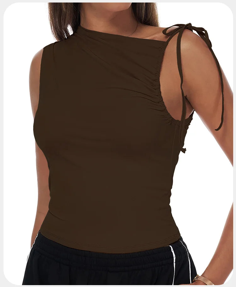 Sexy Shoulder Sports Shirt Vest Loose Breathable Quick Drying Top Gym Running Fitness Yoga Clothing Lightweight Tops For Women