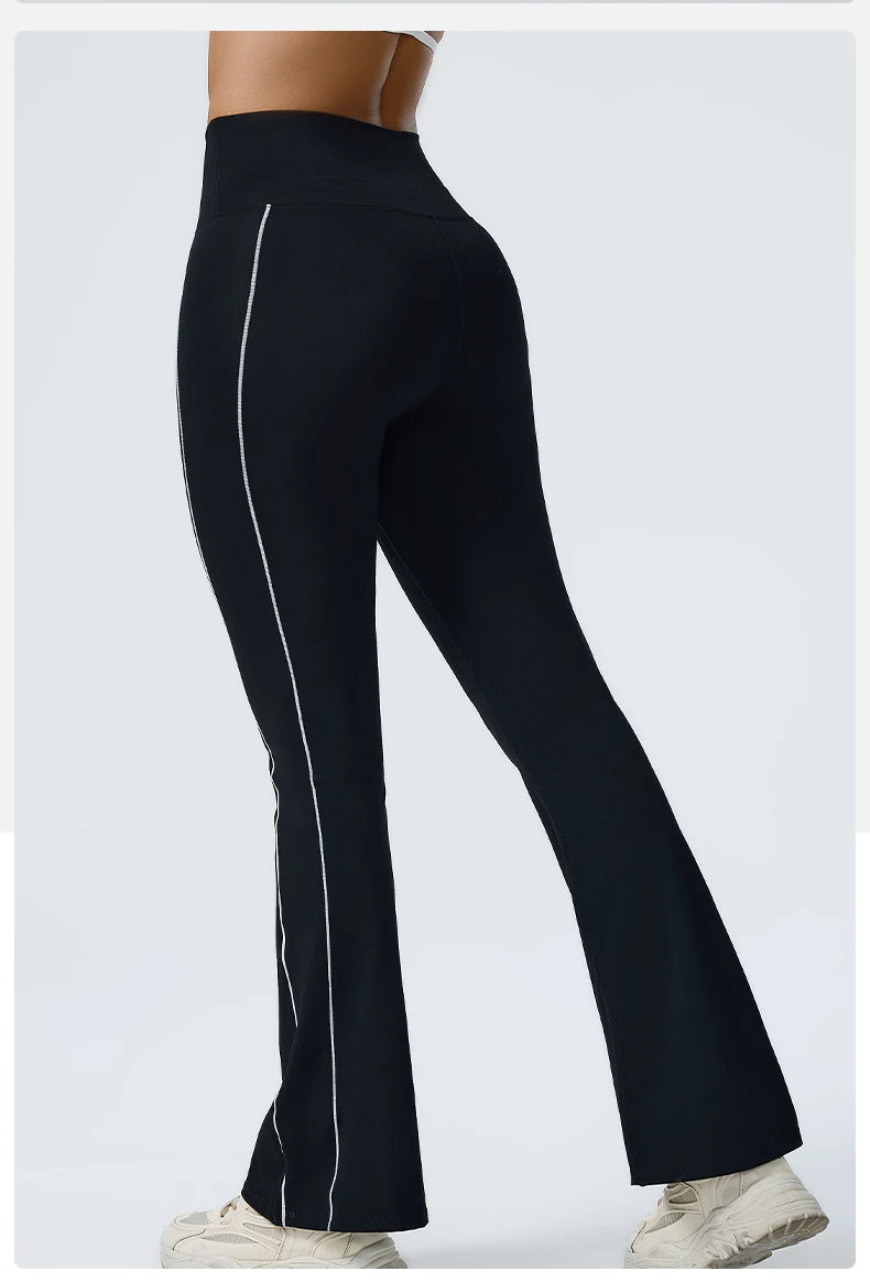 Yoga Leggings Women Yoga Pants Running Bell-bottoms Yoga Tights High Waist Fitness Pants Gym Leggings Sports Wide Leg Pant