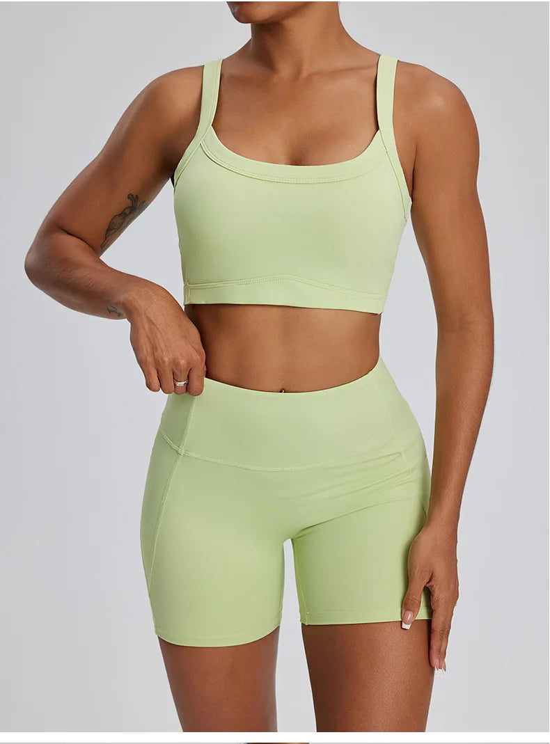 2PCS Yoga Suit Gym Set Women Clothes Running Tracksuit Workout Long Sleeve High Waist Bell-bottoms Sports Shirt Yoga Clothing