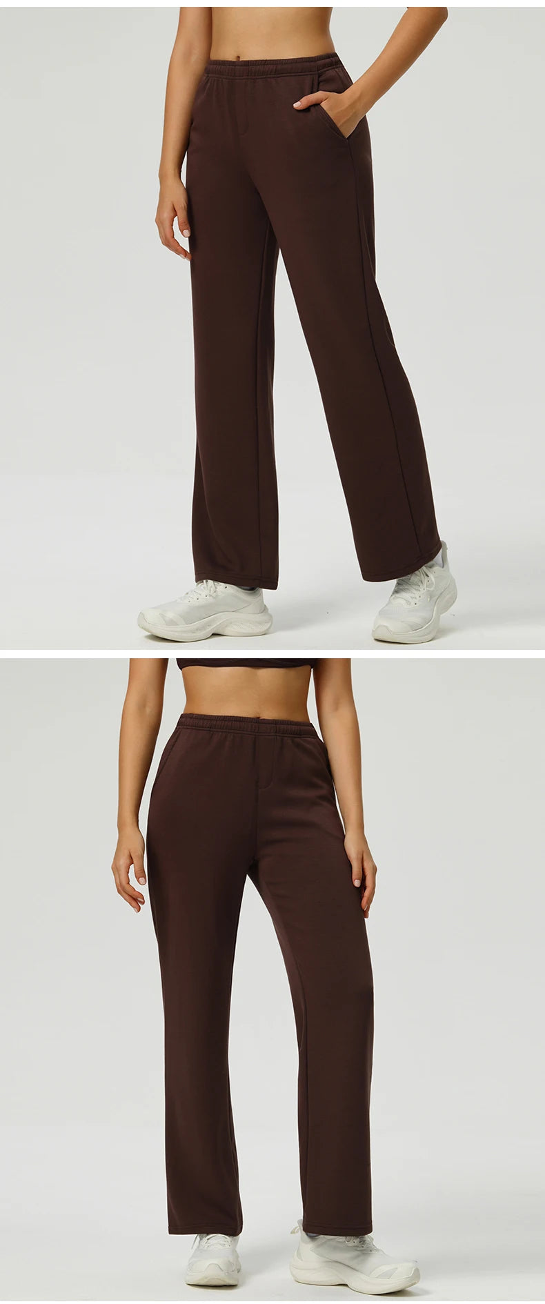 Flare Leggings Women Yoga Pants High Waist Breathable Wide Leg Pants Gym Sports Slim Flared Tight Pants Plus Size Dance Trousers