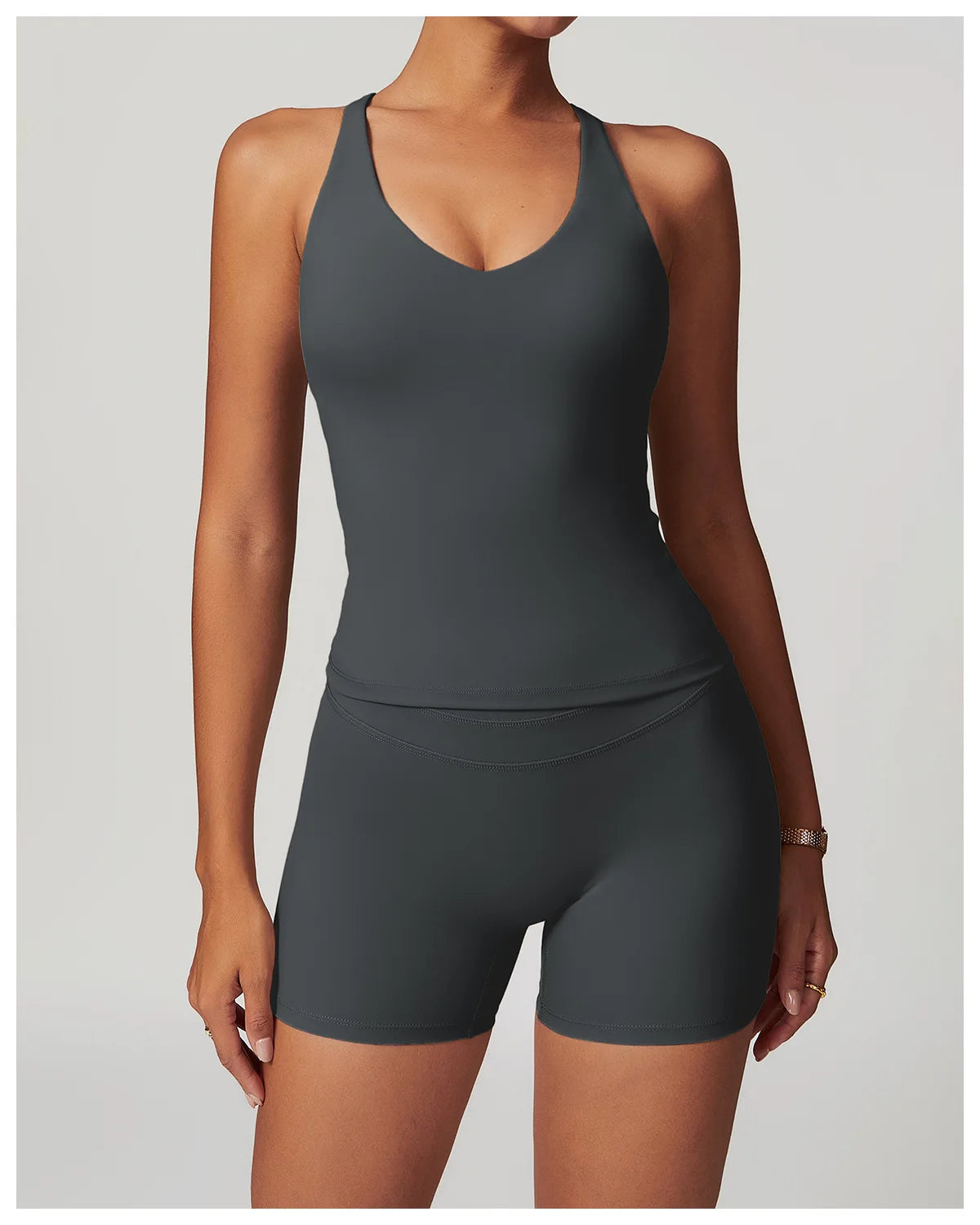 Yoga Suit 2PCS Sports Set Women Quick-Drying Gym Set Women Tracksuit Running Workout Short Sleeves Sports Yoga Clothing