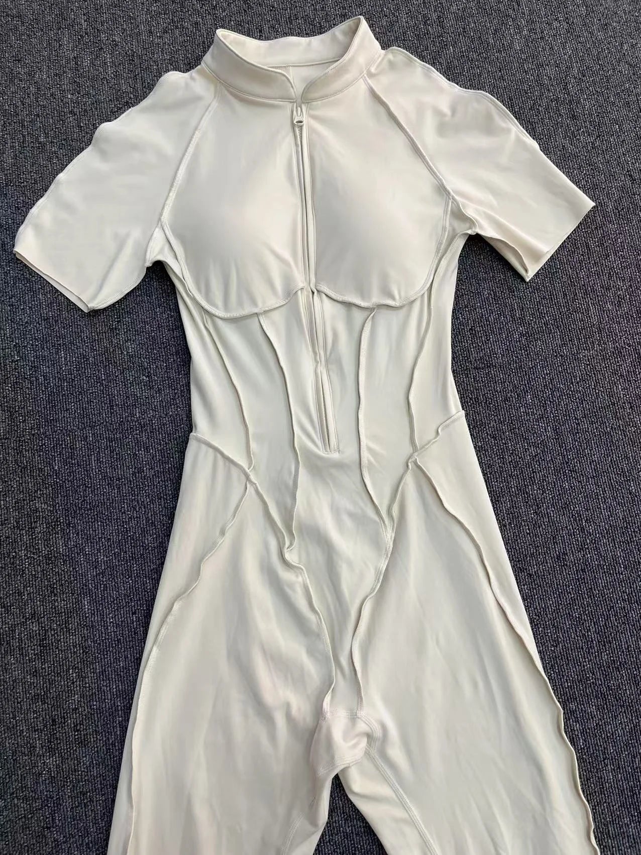 Gym Jumpsuit Women's Fitness Suit Zipper Long Sleeved Sets Sports Overalls for Woman Tracksuit Yoga Clothing Workout Sportswear