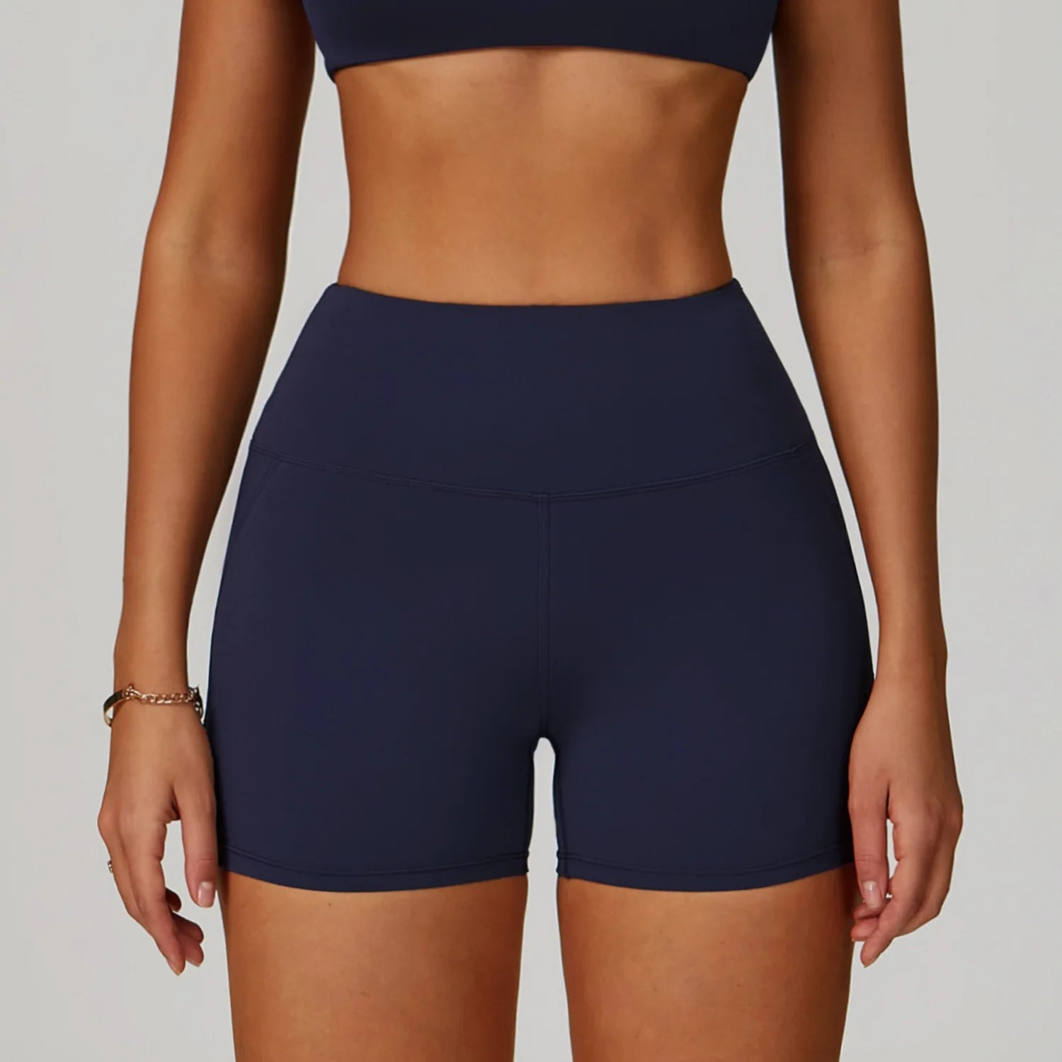 Impact Shorts Women Yoga Shorts High Waist Workout Lift Peach Butt Fitness Tight Gym Running Body Shaper Pants Casual Sportswear