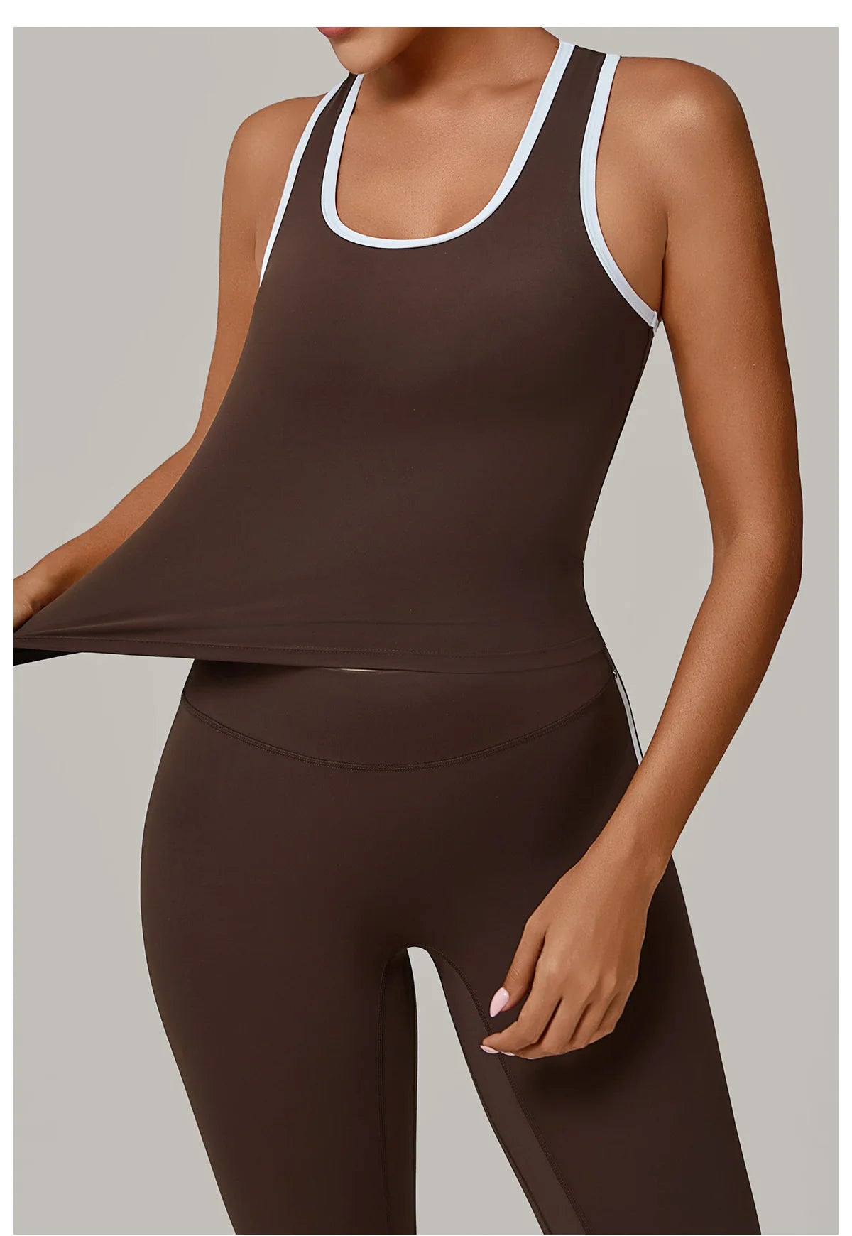 Women's Impact Strappy Top Sports Underwear Yoga Vest Fitness Tank Top Gym Beautiful Open Back Bra Running Workout Halter Bra