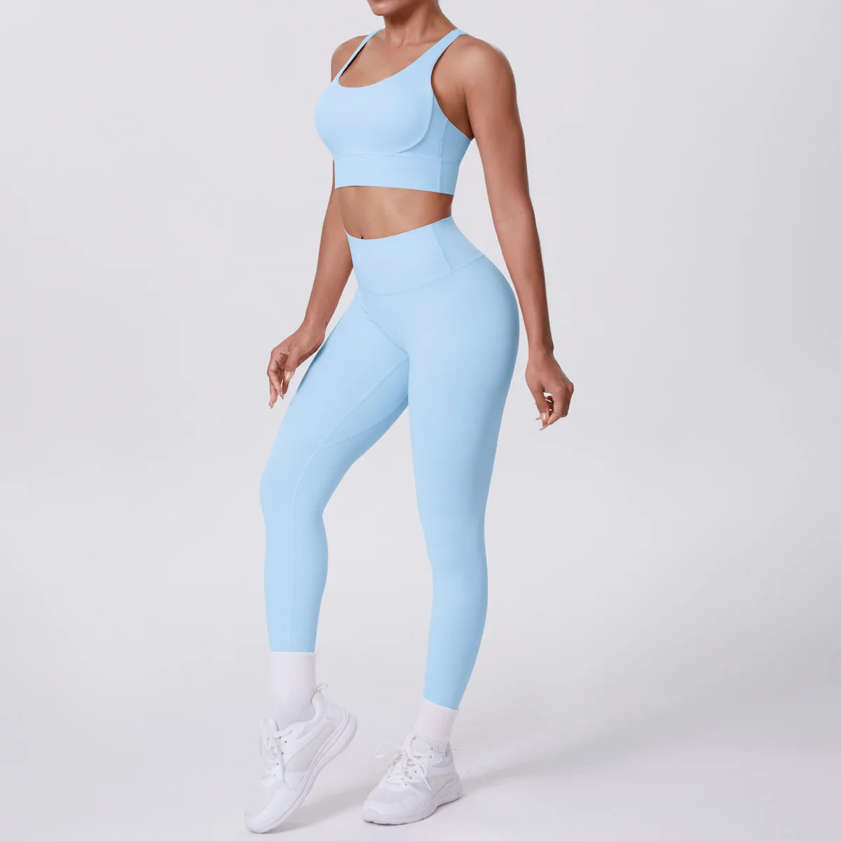 JJUREN Seamless Yoga Suit Women Tracksuit Sports Bra High Waist Leggings Yoga Outfit Gym Set Fitness Workout Clothes Sportswear