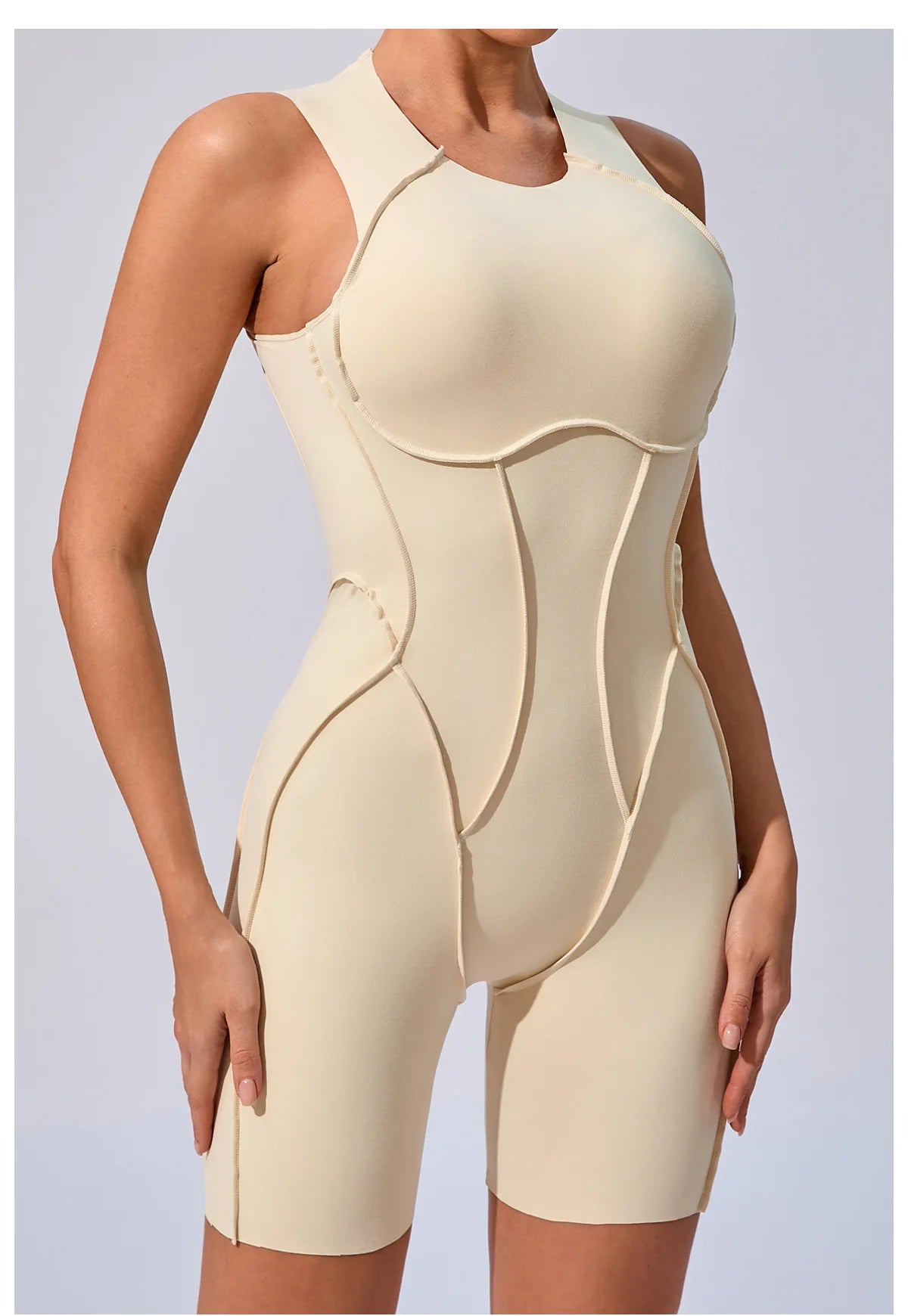 Women Tracksuit Sports Overalls Padding Sporty Jumpsuit Sportswear Woman Gym Set Sleeveless Yoga Clothing Suit for Fitness Set