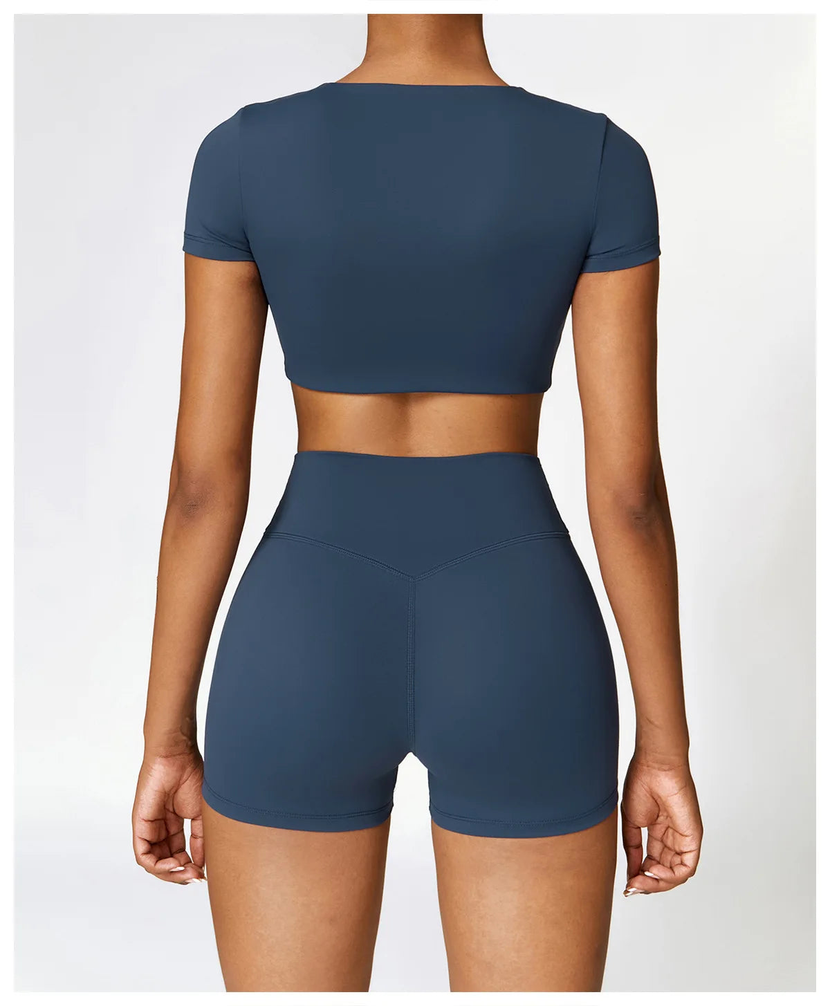 Women Yoga Shorts Fitness Shorts Running Cycling Shorts Breathable Sports Leggings High Waist Summer Workout Gym Push Up Shorts