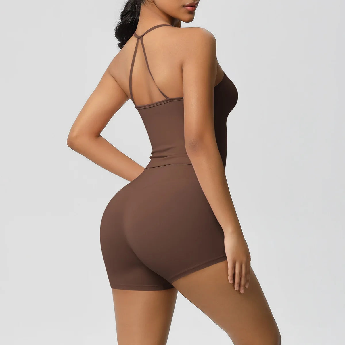 Yoga Sport Set Women Seamless Crop Top Bra Shorts Yoga Set Comfort Elastic Sportsuit Workout Outfit Fitness Gym Clothes