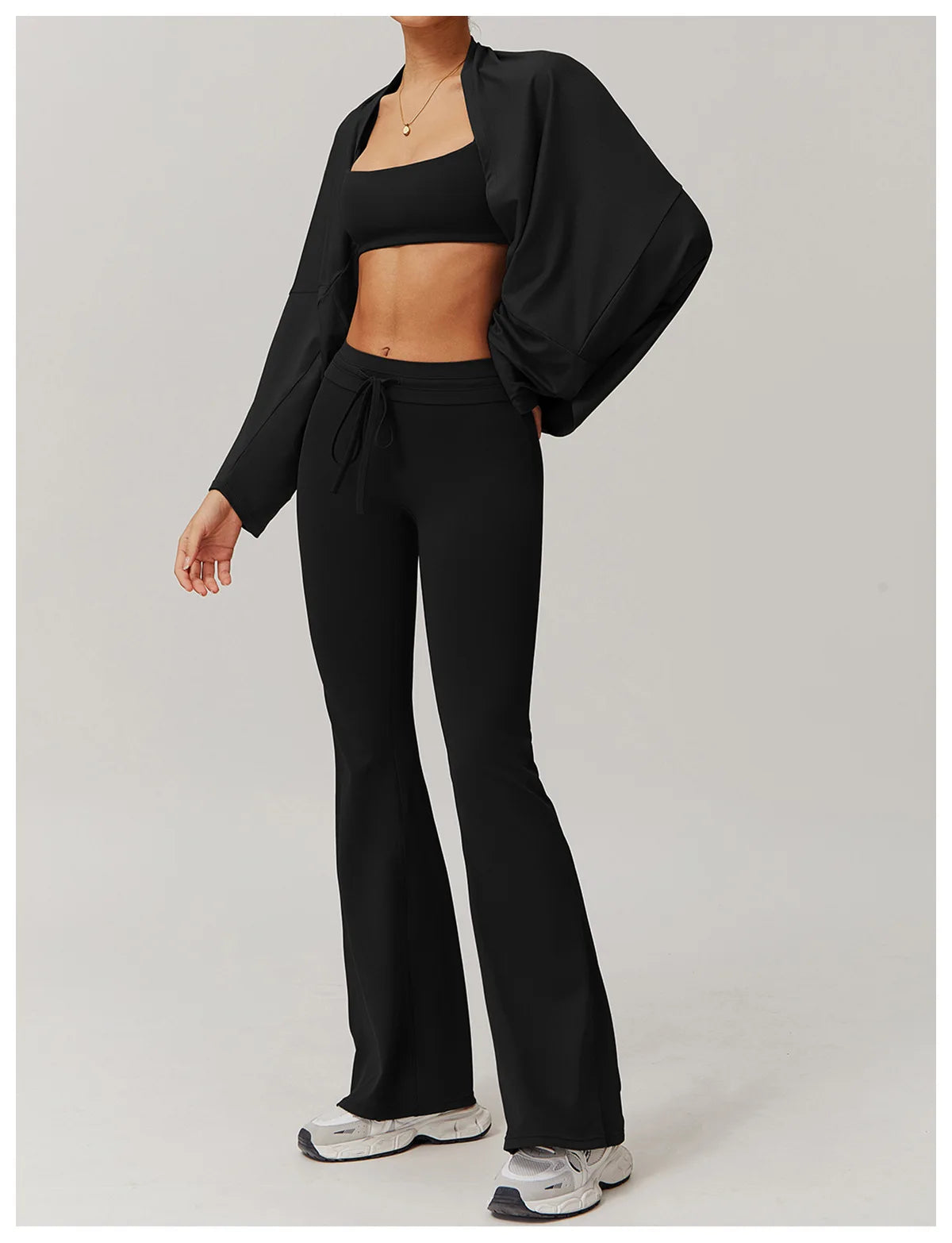 Running Fitness Sports Long Sleeved Top Women's One Shoulder Batwing Sleeve Loose Breathable Casual Long Sleeved Sexy Yoga Top