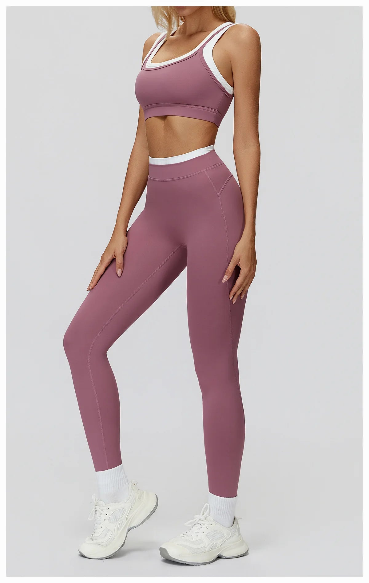 Yoga Leggings Tights Women Fitness Leggings Running Cycling Pants Breathable Sports Leggings High Waist Workout Gym Clothing