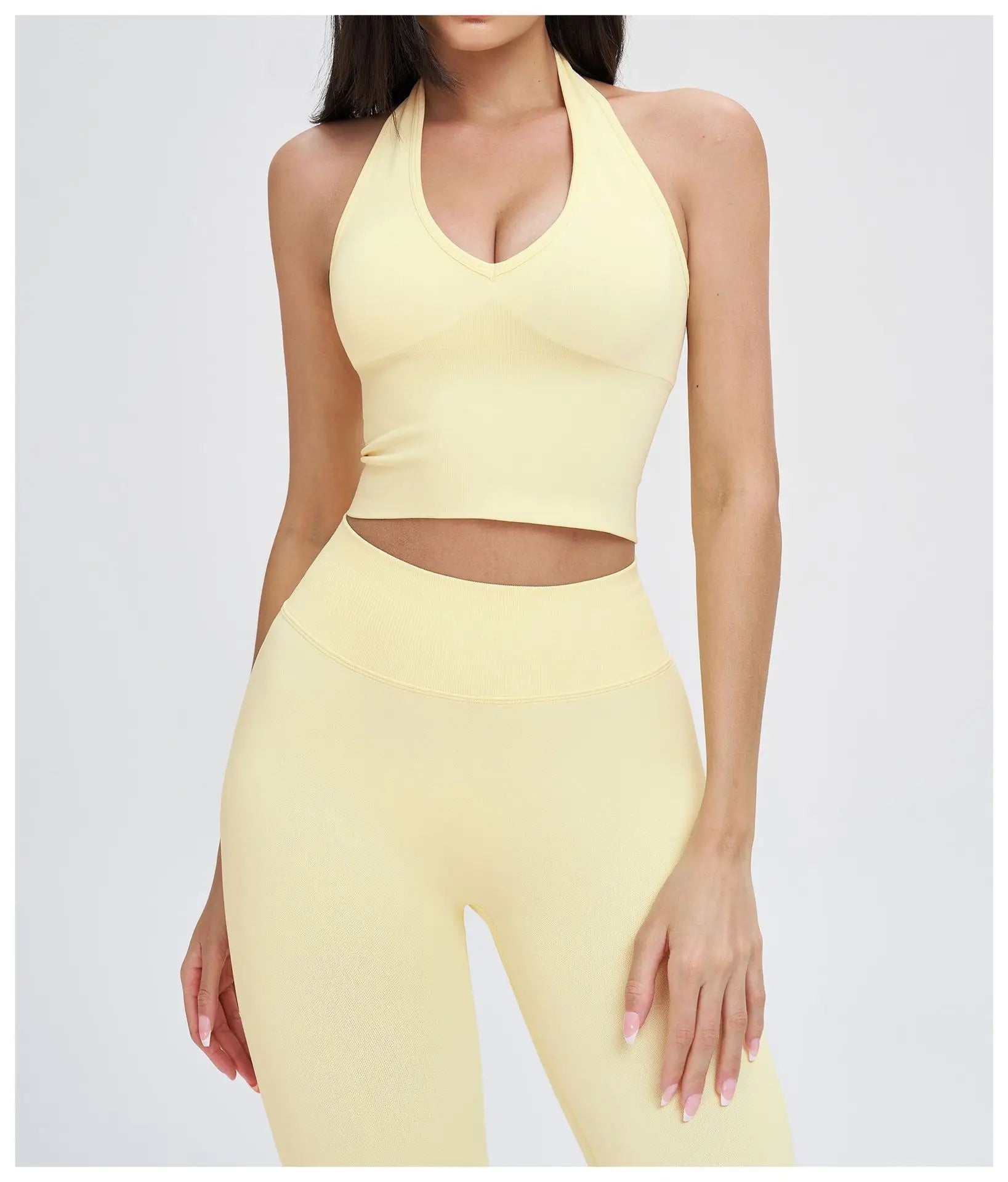 Seamless Fitness Bra High-intensity Workout Tops Gym Fitness Sports Bra Sexy Athletic Sport Bra Women Backless Gym Yoga Crop Top