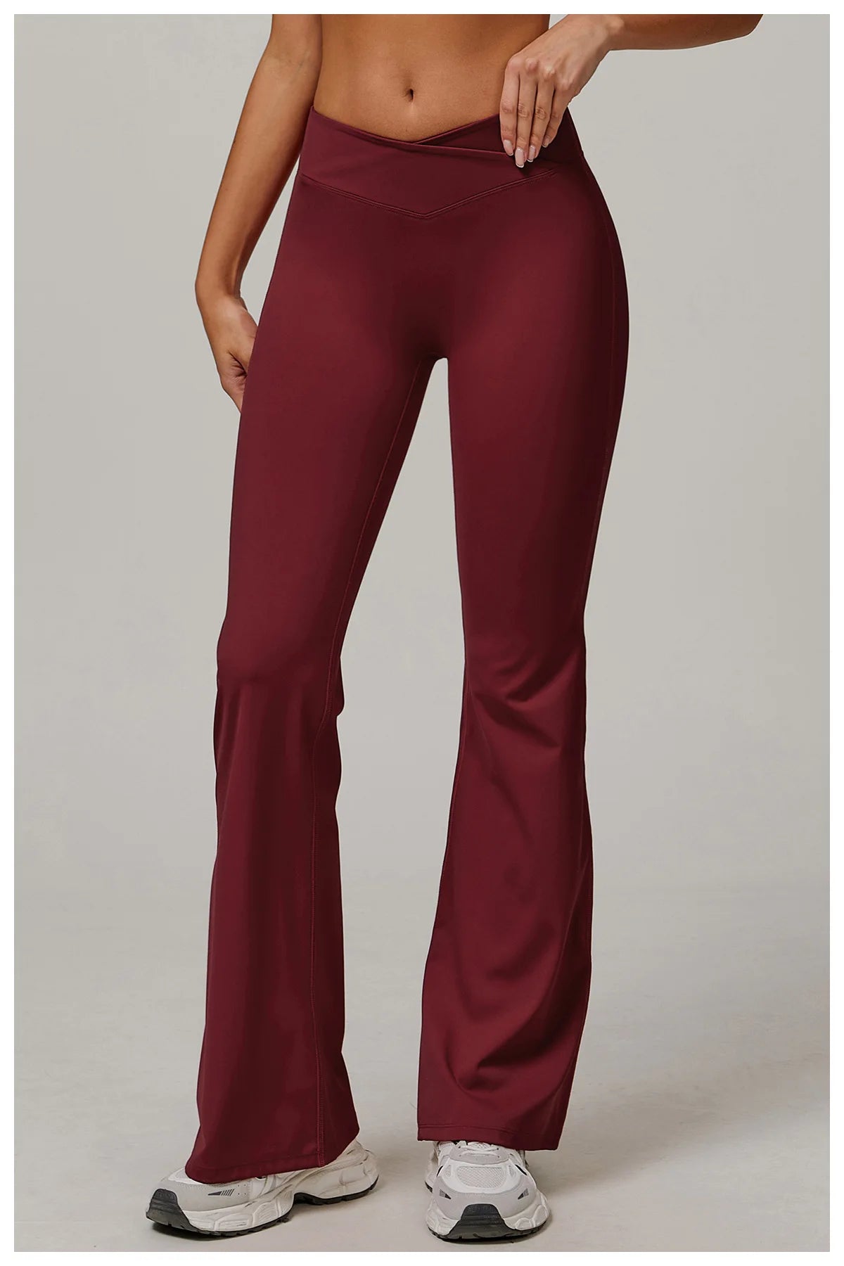 Wide Leg Pants Women Yoga Leggings Women Fitness Leggings Running Pant Sports Leggings High Waist Workout Tight Gym Bell-bottoms