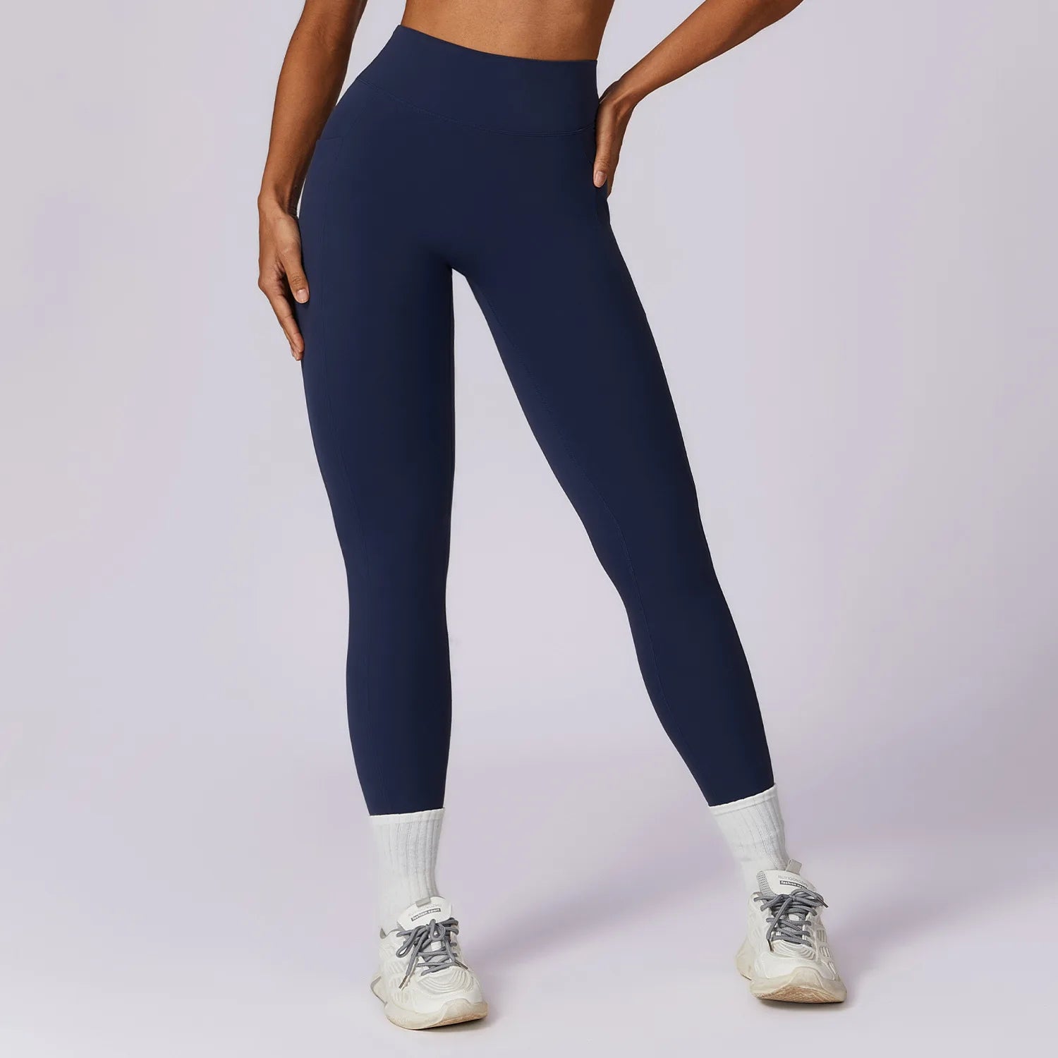 V-shaped Back Leggings Fitness Women Sport Leggings High Waist Elastic Solid Yoga Pants Gym Jogging Push Up Slim Pants Female