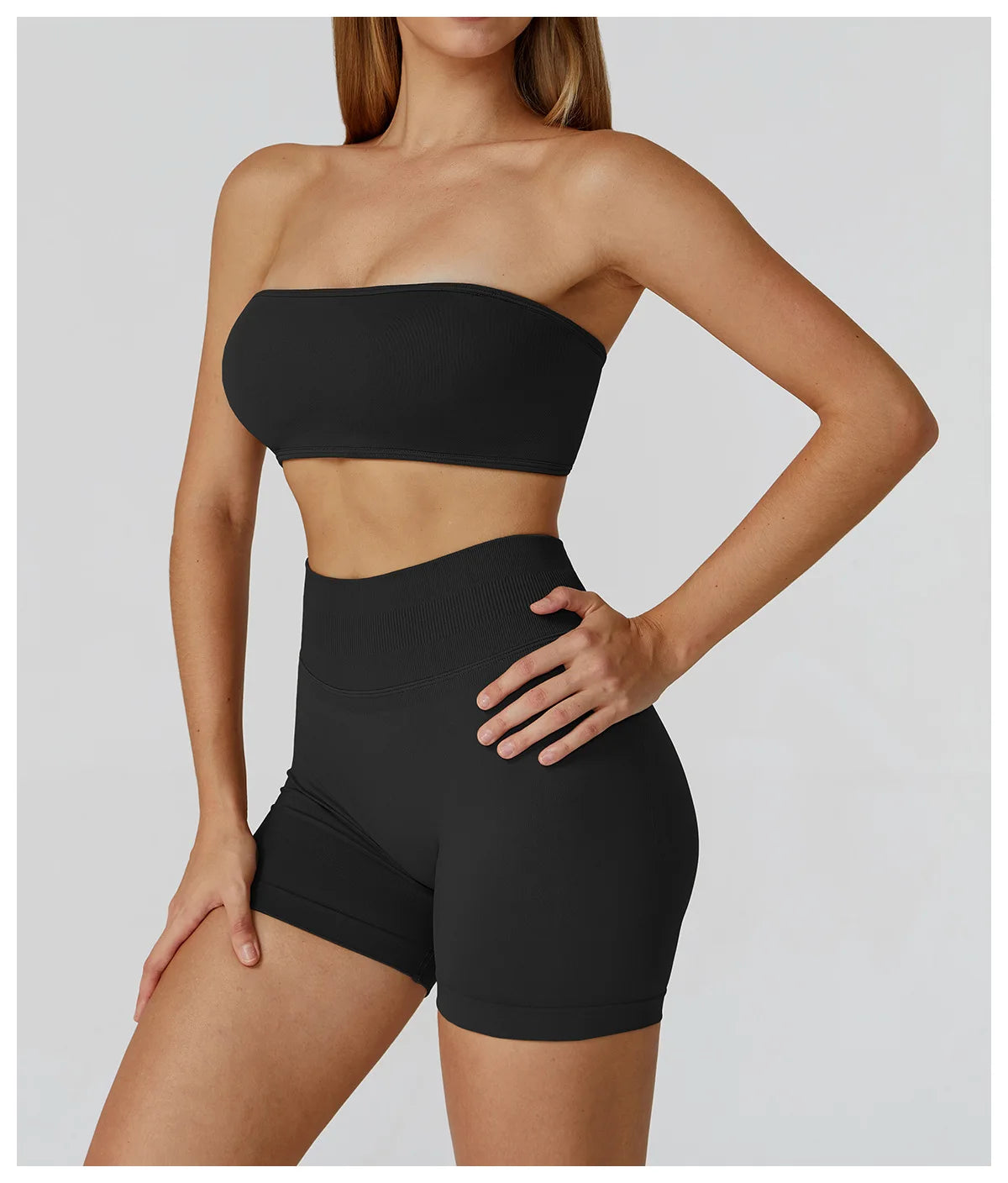 Seamless Women Strapless Yoga Vest Sexy Beautiful Back Sports Bra for Women's Underwear Gym Bra Push Up Quick Drying Fitness Top