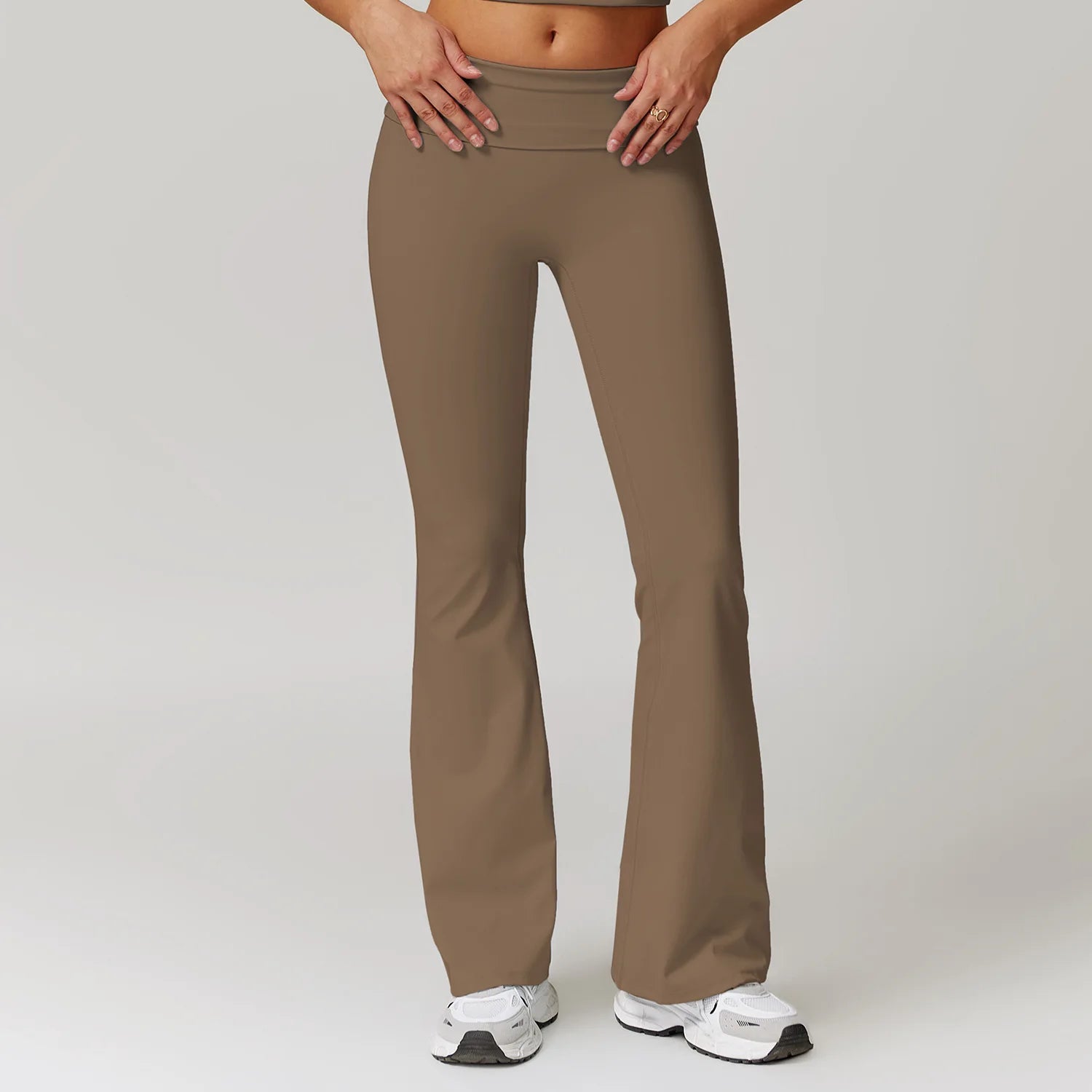 Yoga Pants Gym Leggings Women Bell-bottoms High Waist Push Up Sport Tights Running Cycling Fitness Workout Leggings Gym Clothing