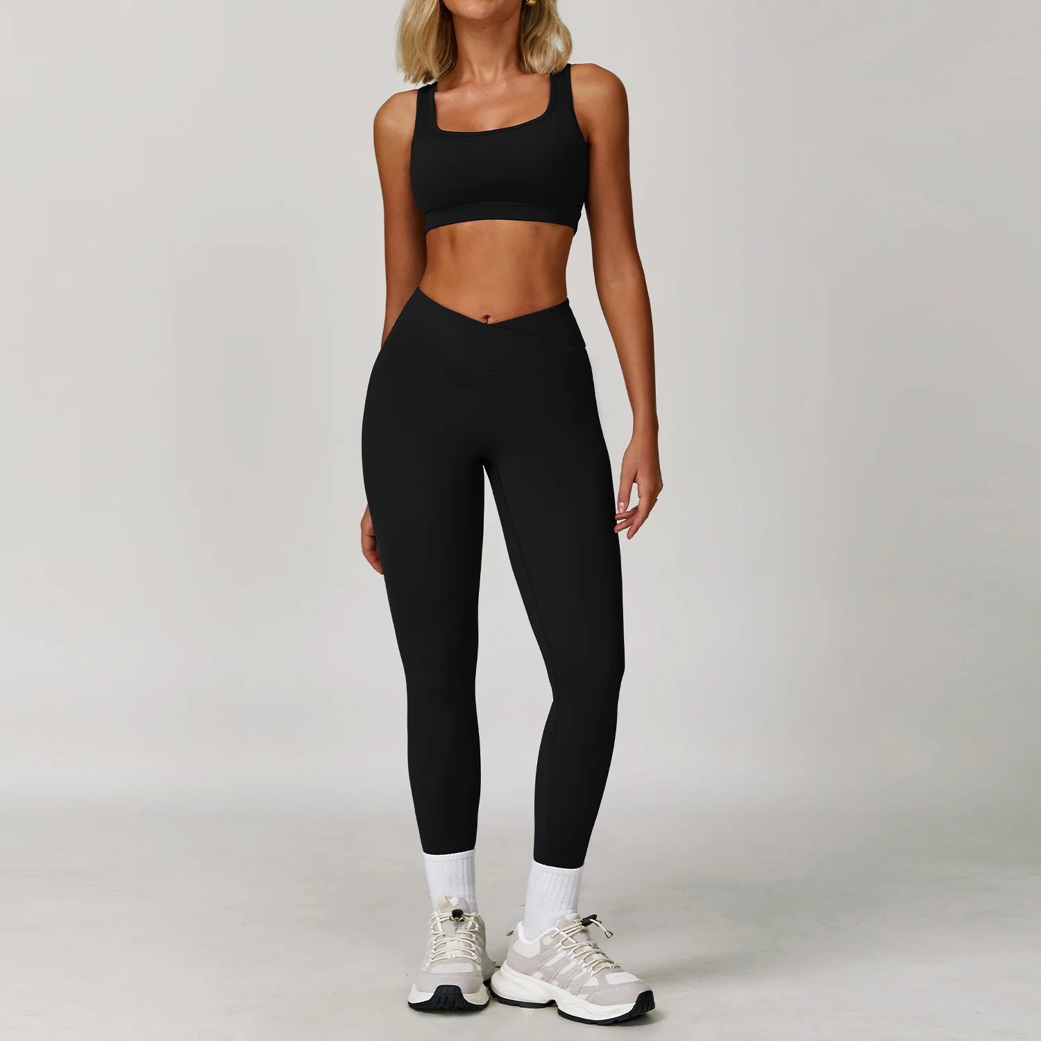 Sportswear Yoga Set 2PCS Gym Clothes Workout Outfits Yoga Suits For Women Tracksuits Fitness Set Sports Bra Running Gym Leggings