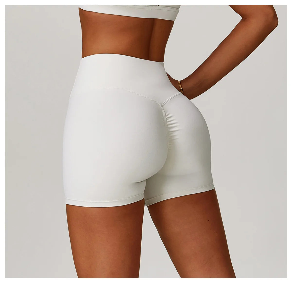 Women's Sports Yoga Shorts High Waist Hip Lift Fitness Running Cycling Quick Dry Breathable Yoga Women's Impact Yoga Shorts