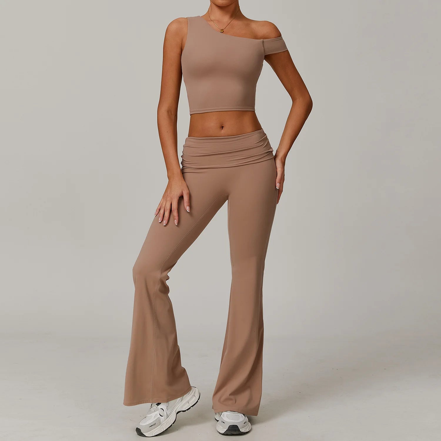 Yoga Set 2 Pieces Women Clothes Workout Outfits Fitness Sportswear Gym Tracksuit High Waist Leggings Sports Bra Athletic Wear