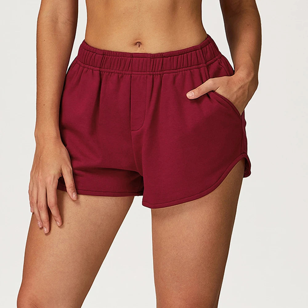 Autumn Yoga Shorts Women Fitness Elastic Running Workout Short Leggings Gym Sport Shorts Fitness Sportwear Running Cycling Short