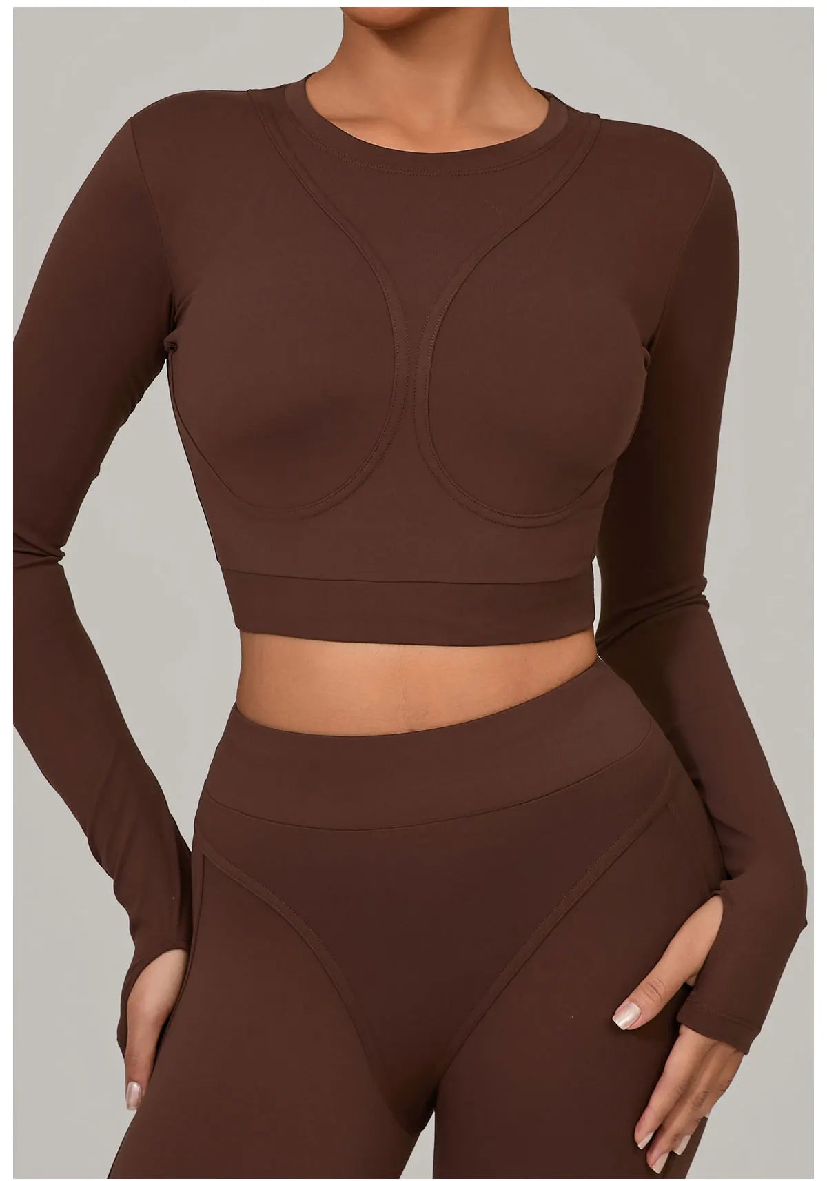 Women Yoga Shirts Crop Top Fitness Long Sleeves Push Up Shirts Women Yoga Sports Gym Clothes Running Quick-drying Workout Tops