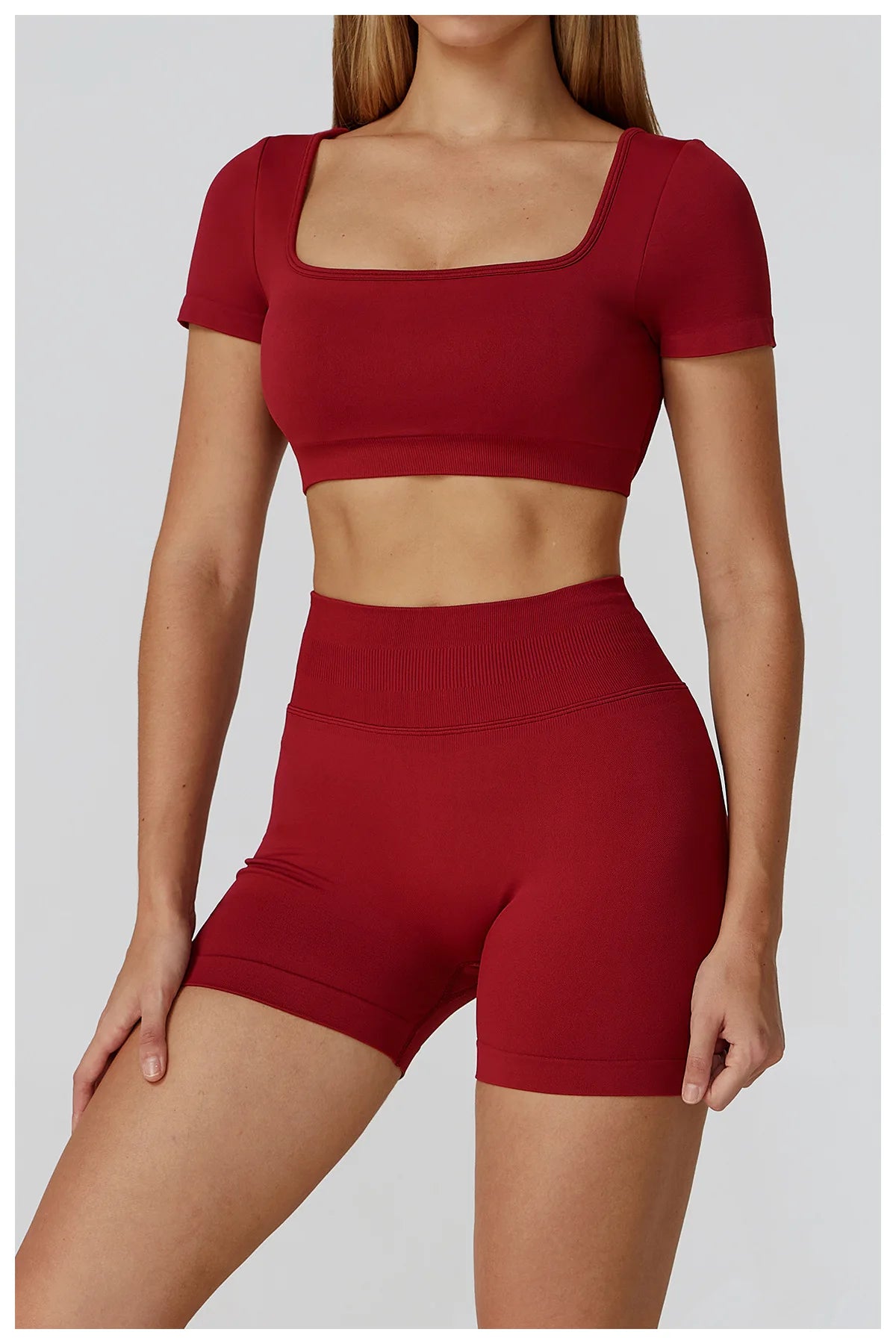 Seamless Women Yoga Top Backless Sport T Shirts Fitness Clothes Short Sleeve Yoga Shirt Gym Top Running Active Wear Sport Top