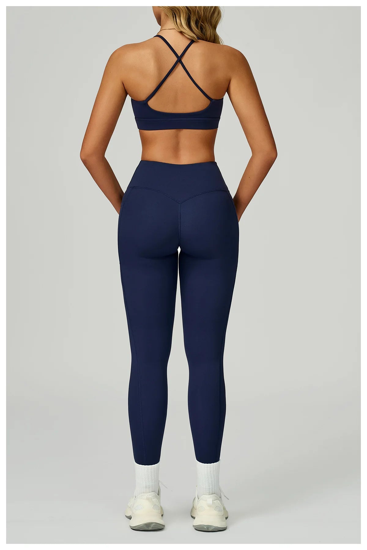Yoga Suit 2PCS Women Tracksuit Sports Bra High Waist Leggings Shorts Outfit Gym Set Fitness Workout Clothes Push Up Sportswear