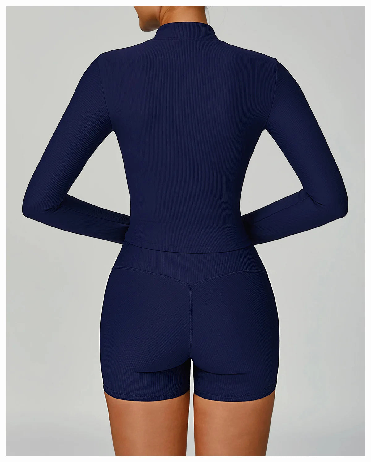 Yoga Jacket Women's Coat Standing Collar Yoga Long Sleeved Sports Jacket Running Training Fitness Top Gym Workout Running Tops