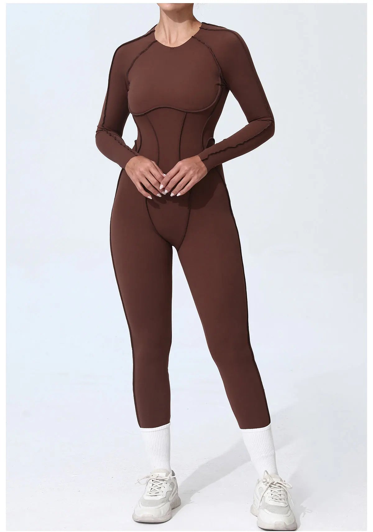 Workout Jumpsuit Sports Overalls Women Tracksuit Gym Clothing Running Long Sleeved Fitness Suits Gym Clothes Sportswear Yoga Set