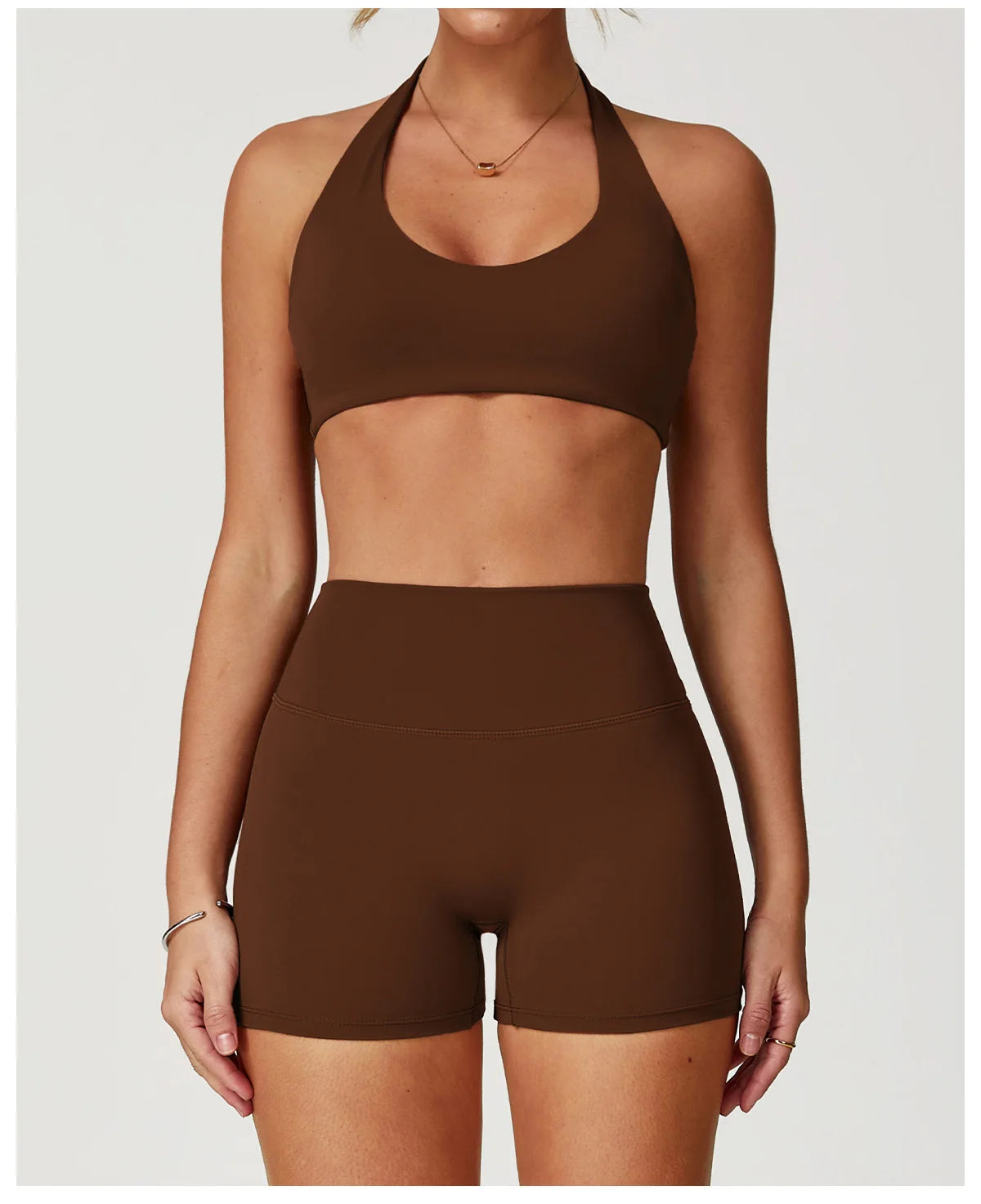 Sports Vest Impact Halter Top Yoga Underwear Backless Hanging Neck Sports Tank Top for Shaping Women's Tank Workout Push Up Top